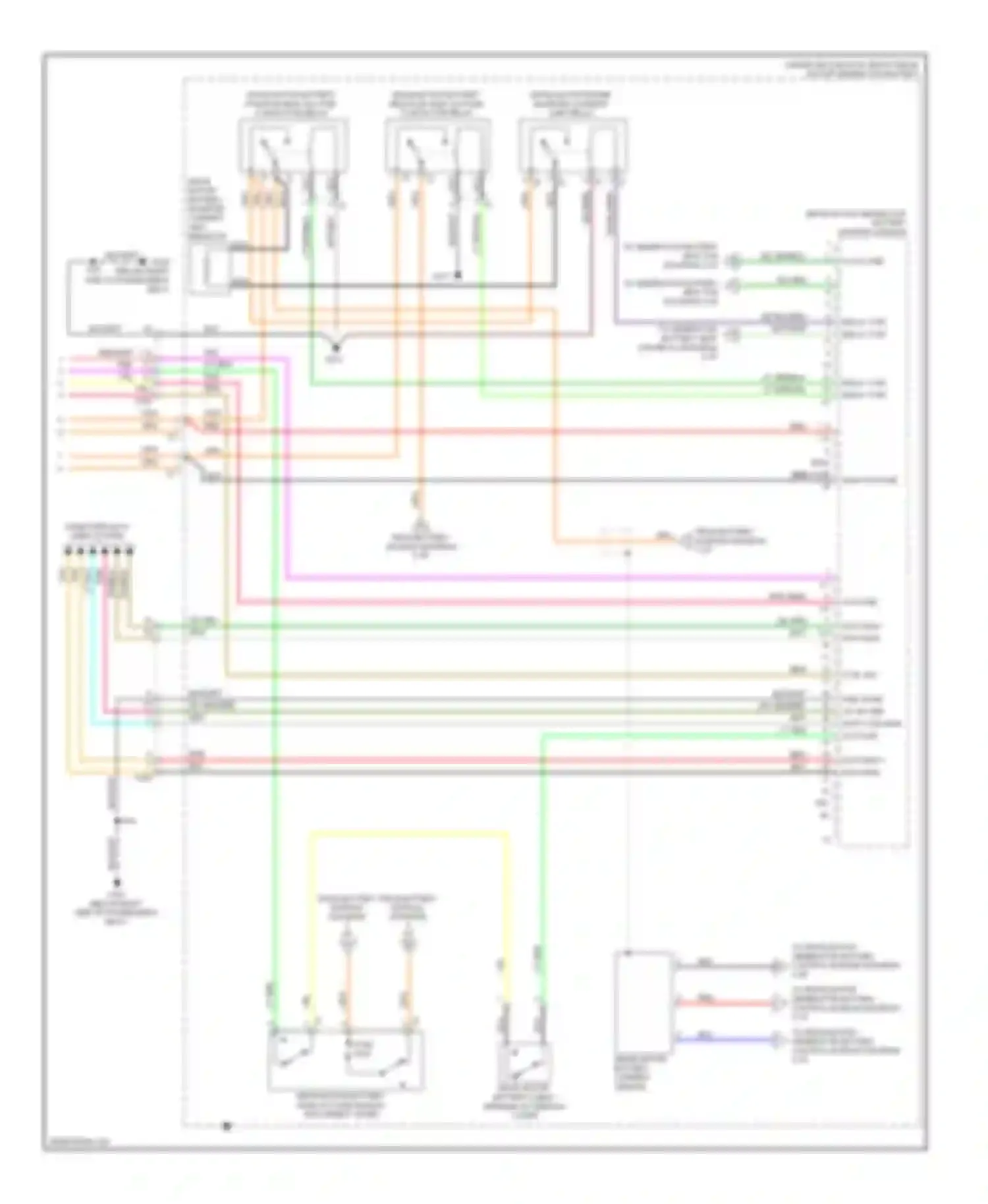Sierra 1500 GMC  (2000-2012): Wiring diagram engine performance 6.0l vin 5, hybrid system circuit (4 of 5)