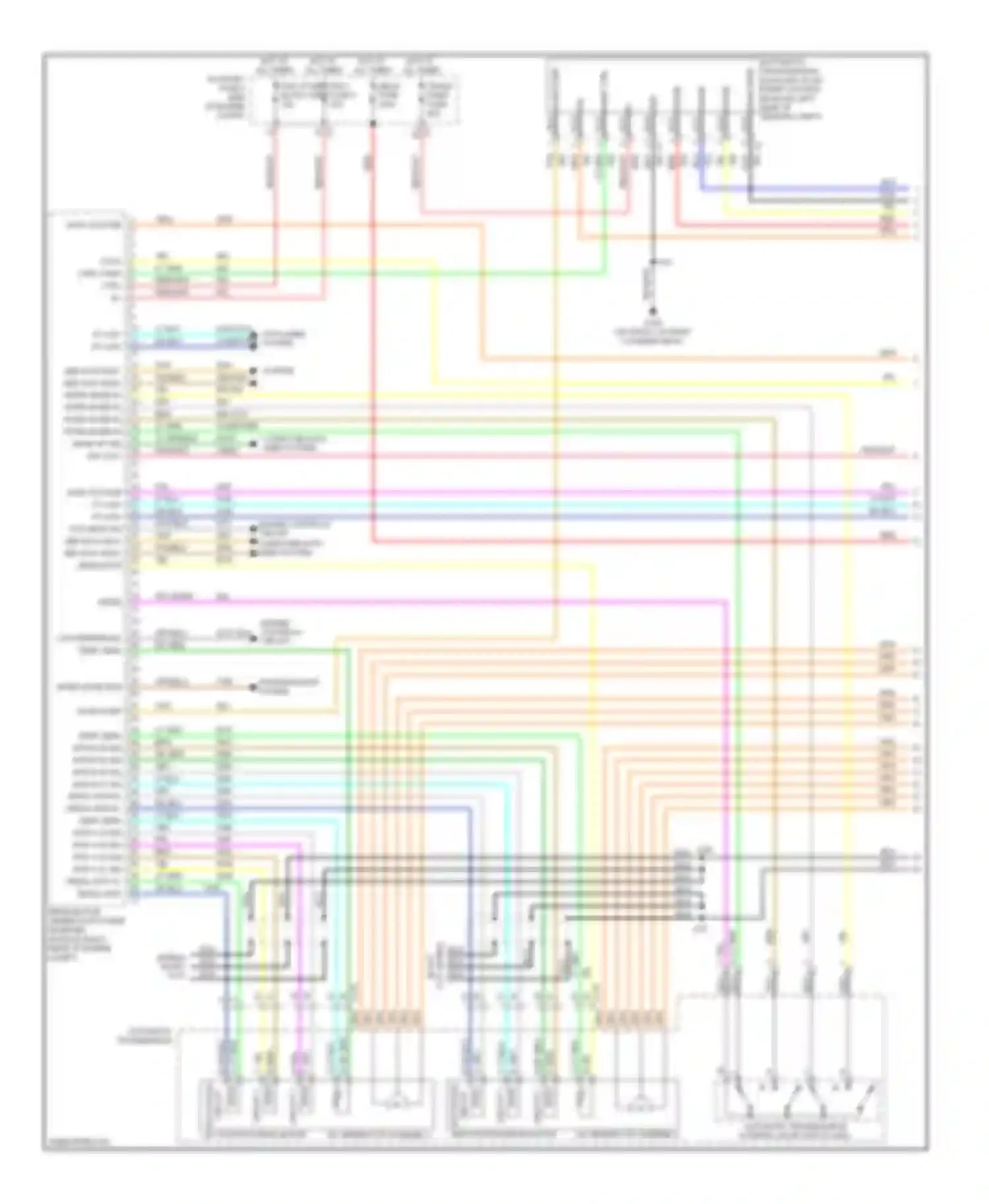 Sierra 1500 GMC  (2000-2012): Wiring diagram engine performance 6.0l vin j, hybrid system circuit (1 of 5)