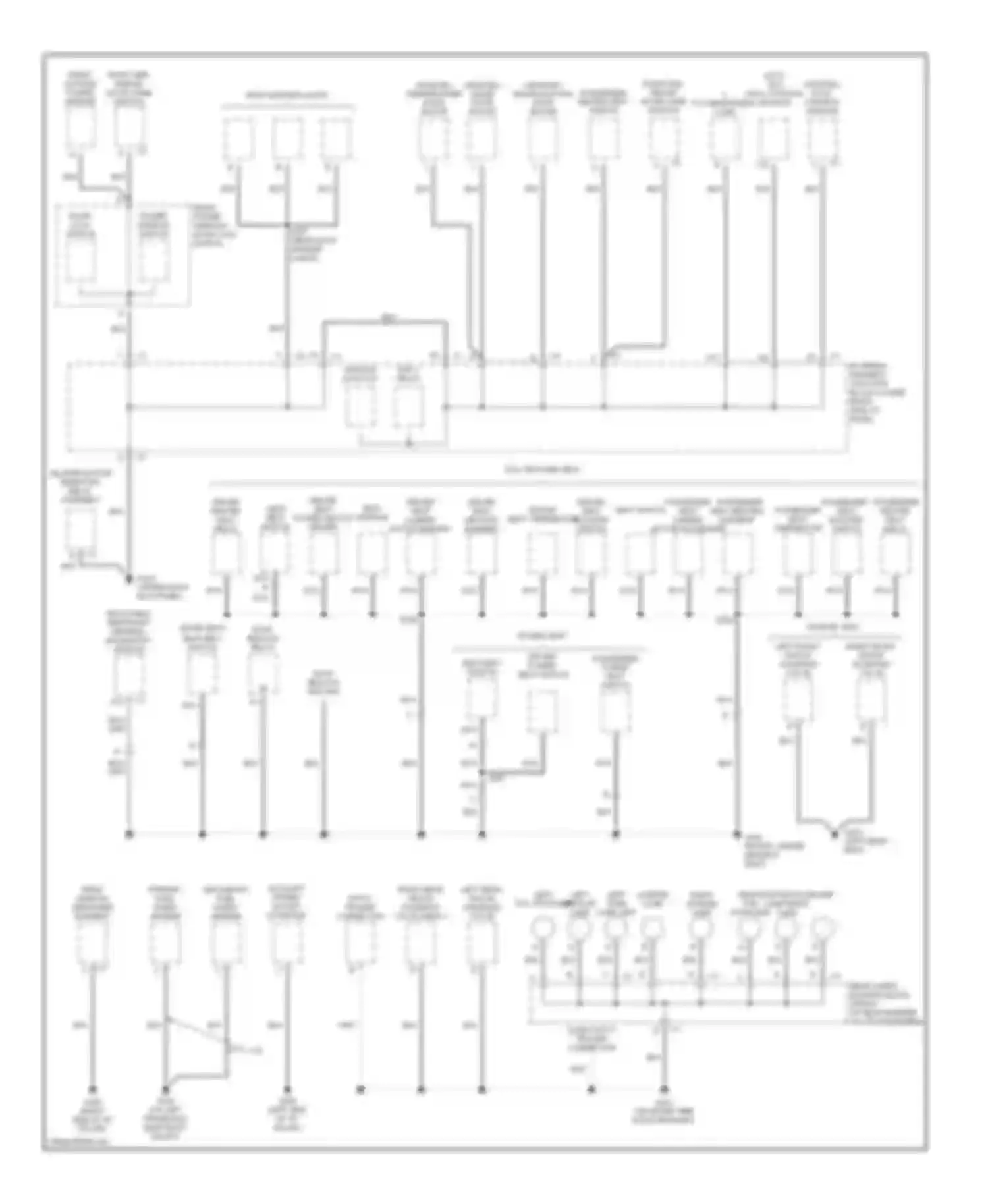 Sierra 1500 GMC  (2000-2012): Ground distribution circuit (3 of 3)