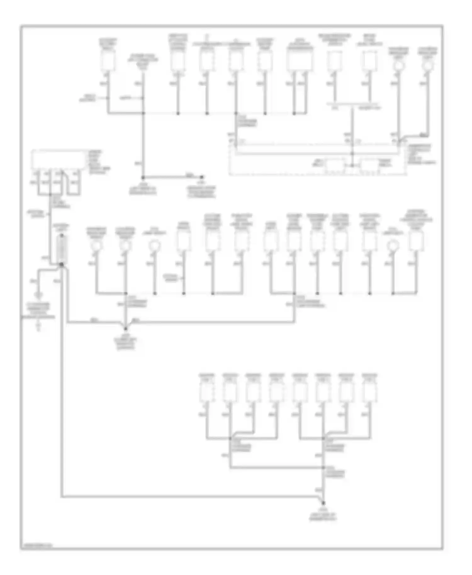 Sierra 1500 GMC  (2000-2012): Ground distribution circuit, hybrid (1 of 5)