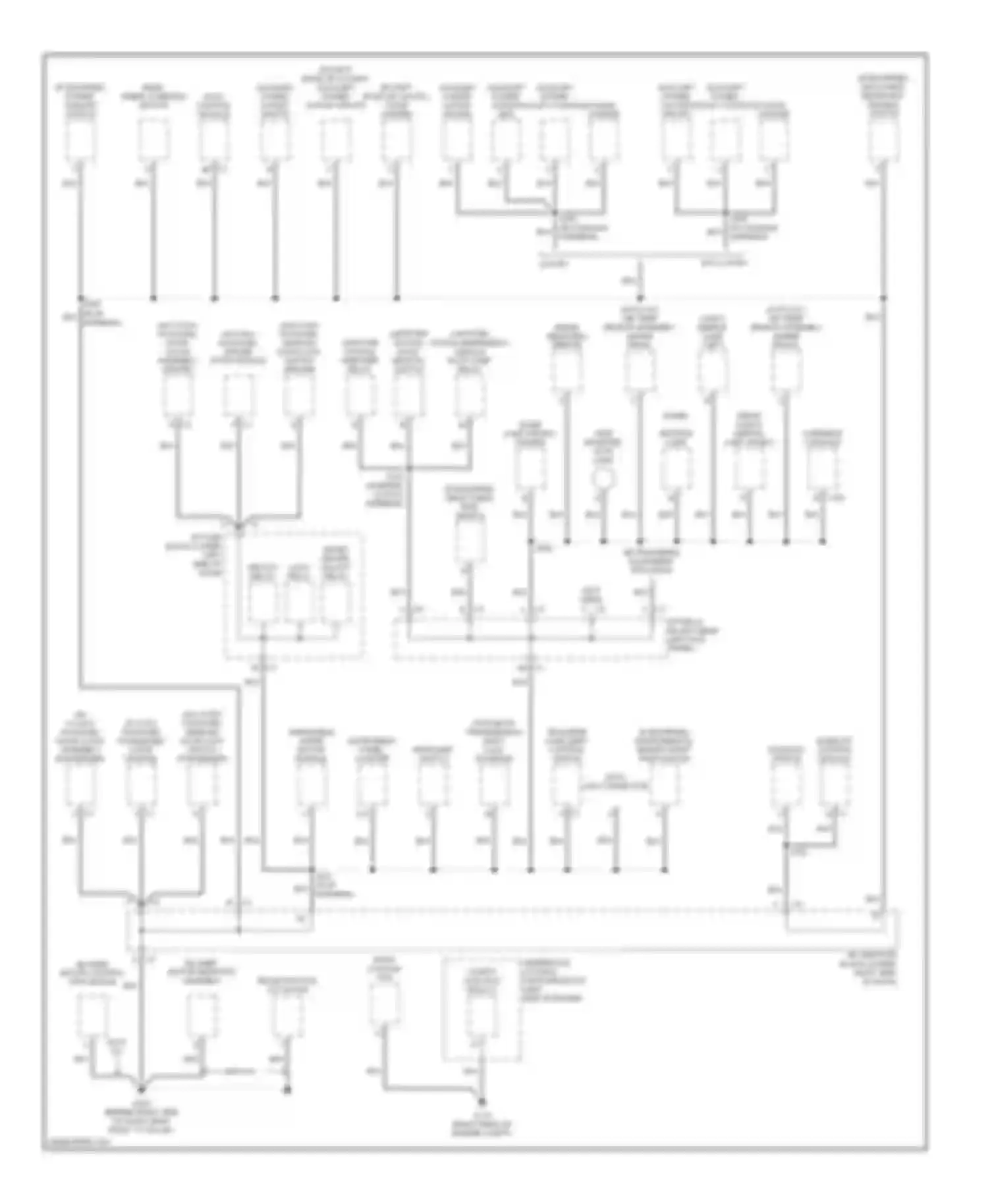 Sierra 1500 GMC  (2000-2012): Ground distribution circuit, hybrid (4 of 5)