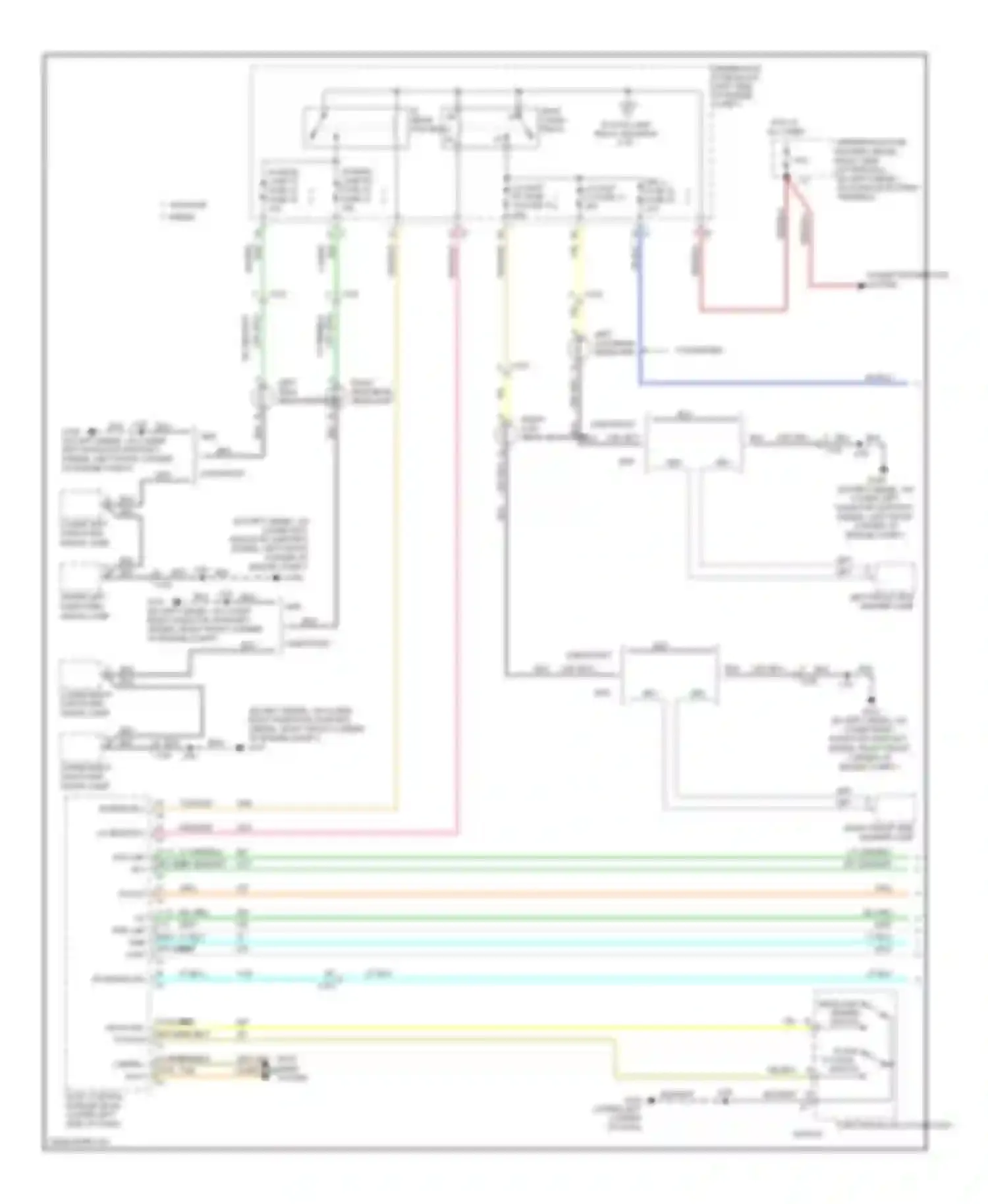 Sierra 1500 GMC  (2000-2012): Headlights circuit (1 of 2)