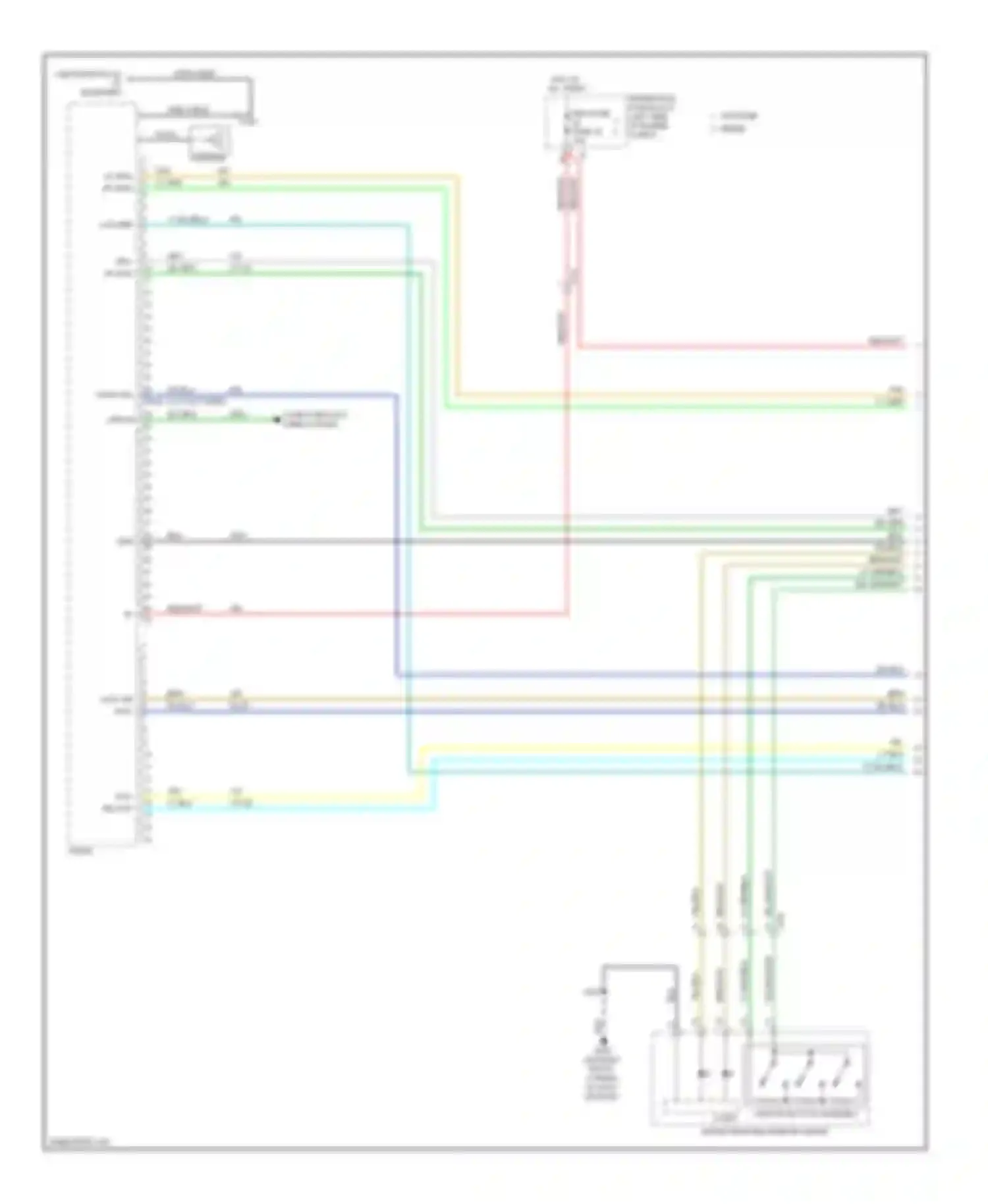 Sierra 1500 GMC  (2000-2012): Navigation circuit, with uys without y91 & uqa (1 of 5)