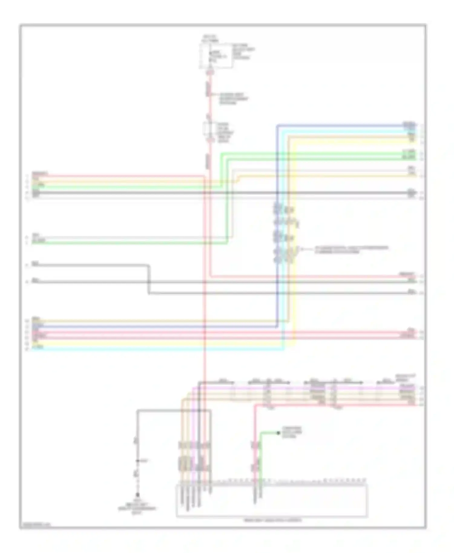 Sierra 1500 GMC  (2000-2012): Navigation circuit, with uys without y91 & uqa (3 of 5)