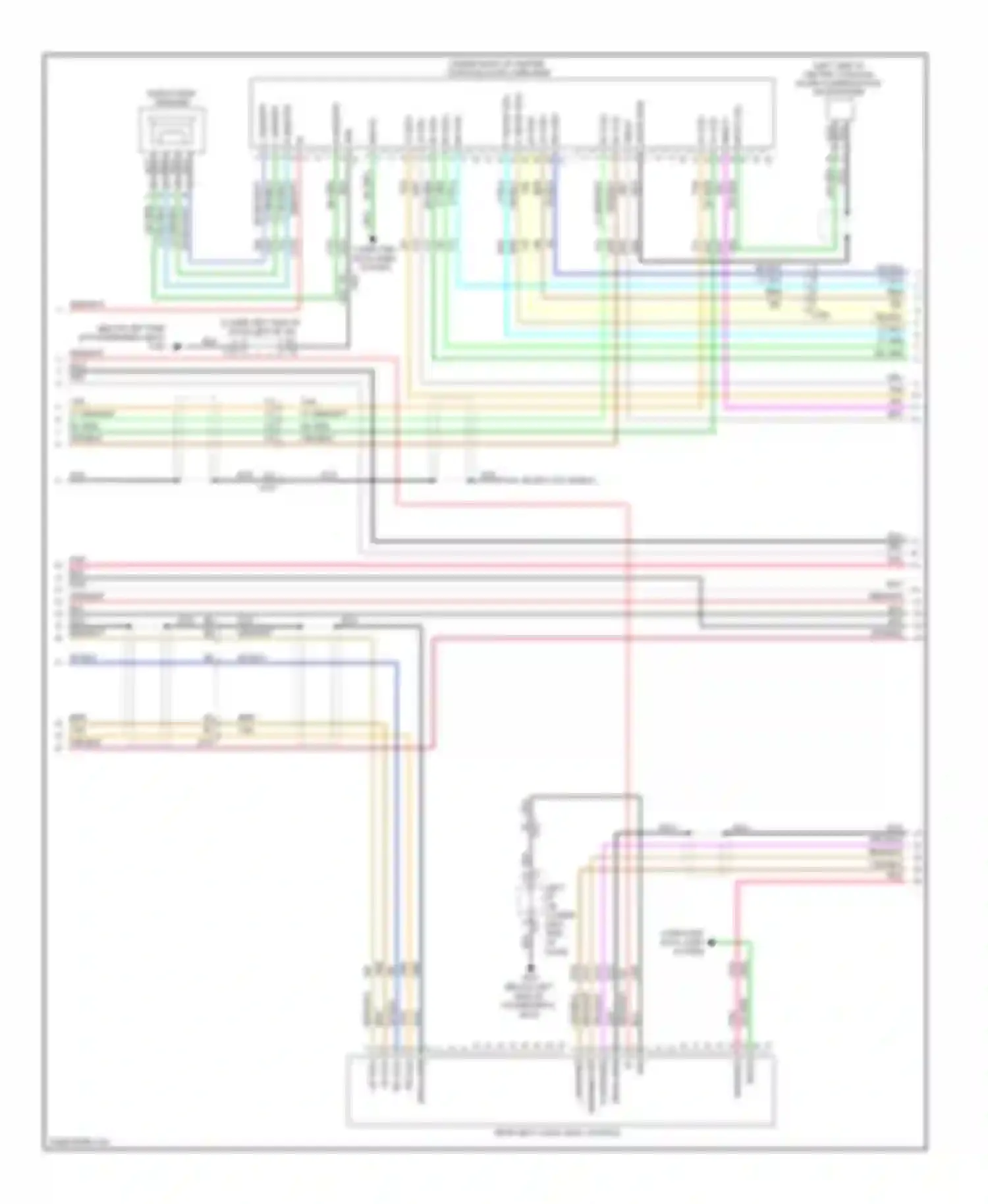 Sierra 1500 GMC  (2000-2012): Navigation circuit, with uys, y91 & uqa (3 of 5)