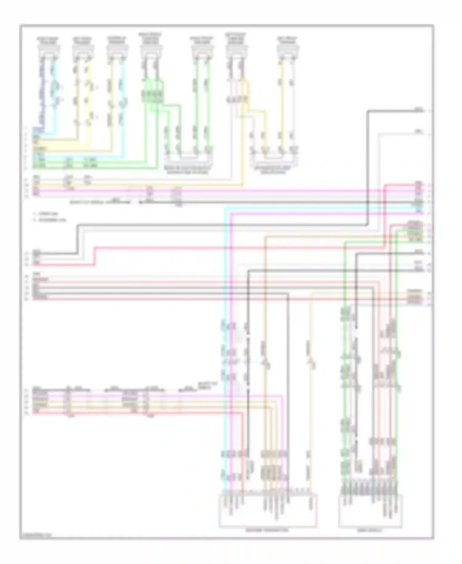 Sierra 1500 GMC  (2000-2012): Navigation circuit, with uys, y91 & uqa (4 of 5)