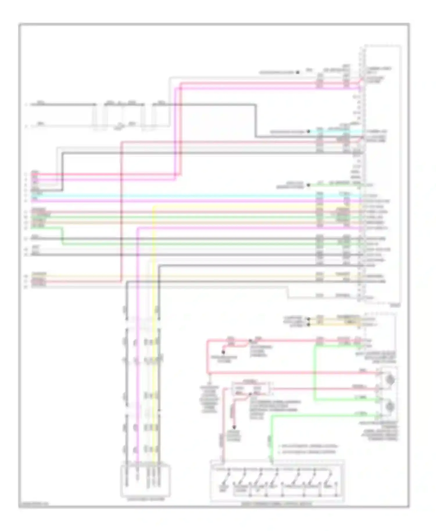 Sierra 1500 GMC  (2000-2012): Navigation circuit, with uys, y91 & uqa (5 of 5)