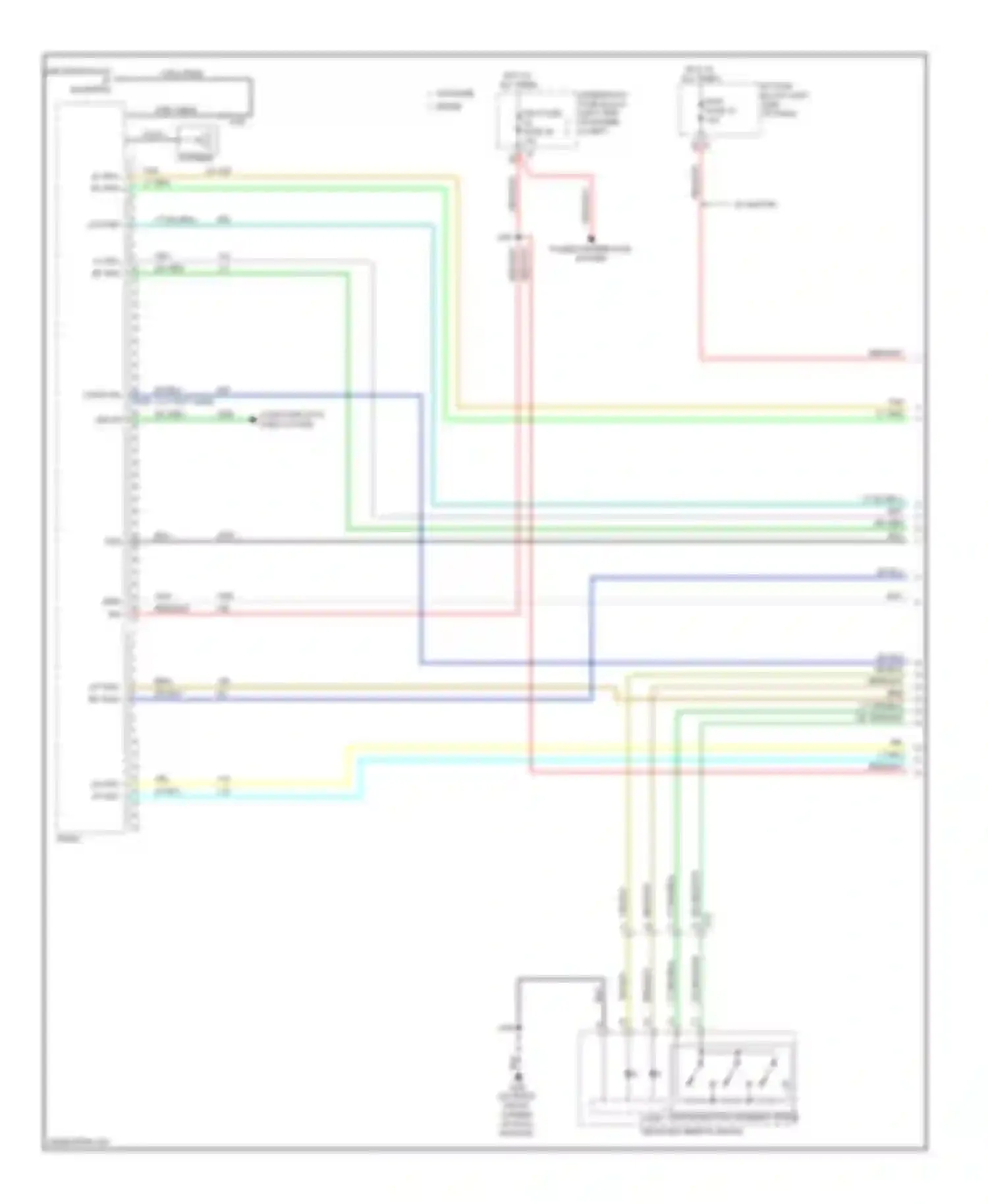 Sierra 1500 GMC  (2000-2012): Navigation circuit, with uys, y91 & without uqa (1 of 4)