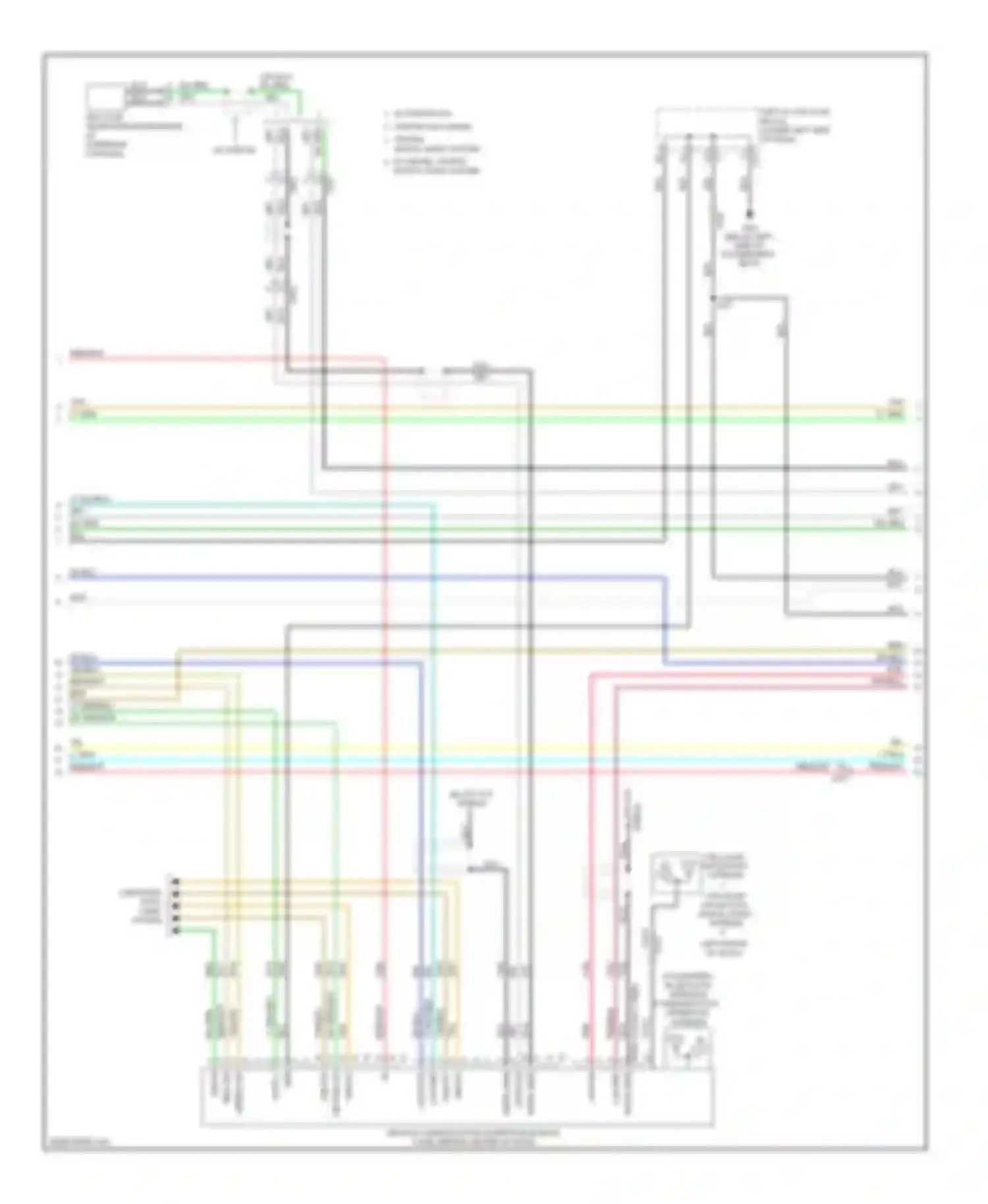 Sierra 1500 GMC  (2000-2012): Navigation circuit, with uys, y91 & without uqa (2 of 4)