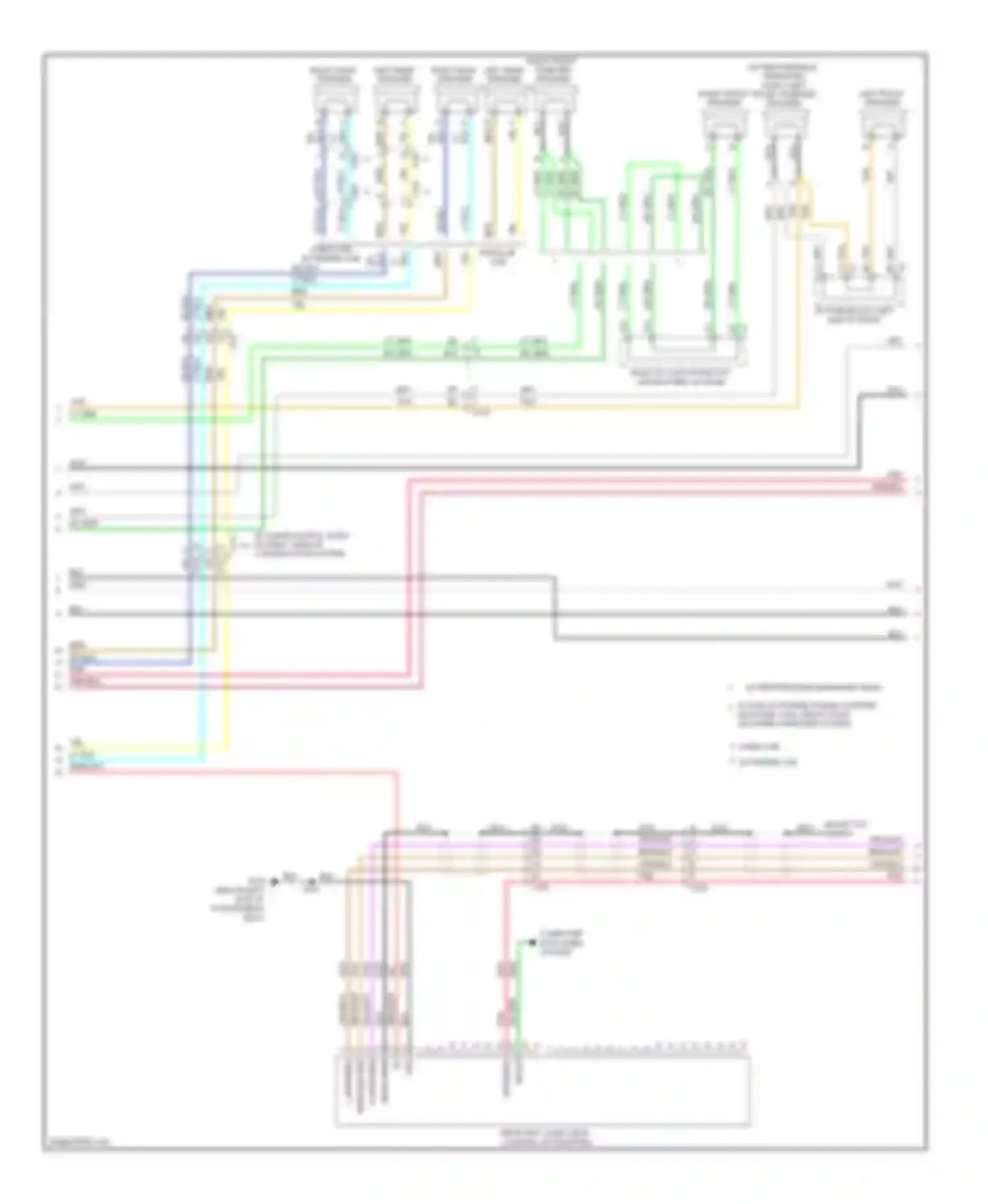 Sierra 1500 GMC  (2000-2012): Navigation circuit, with uys, y91 & without uqa (3 of 4)