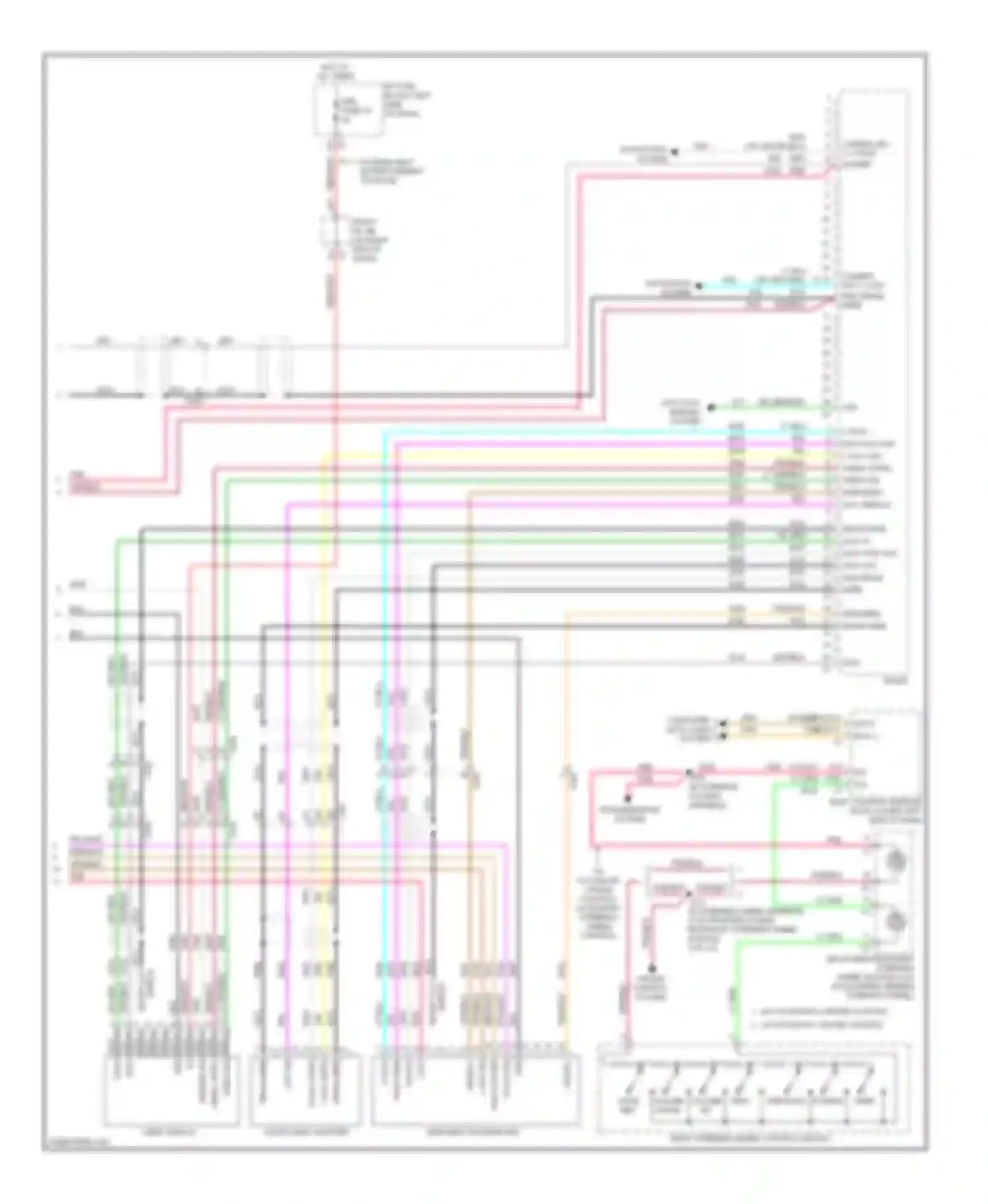 Sierra 1500 GMC  (2000-2012): Navigation circuit, with uys, y91 & without uqa (4 of 4)