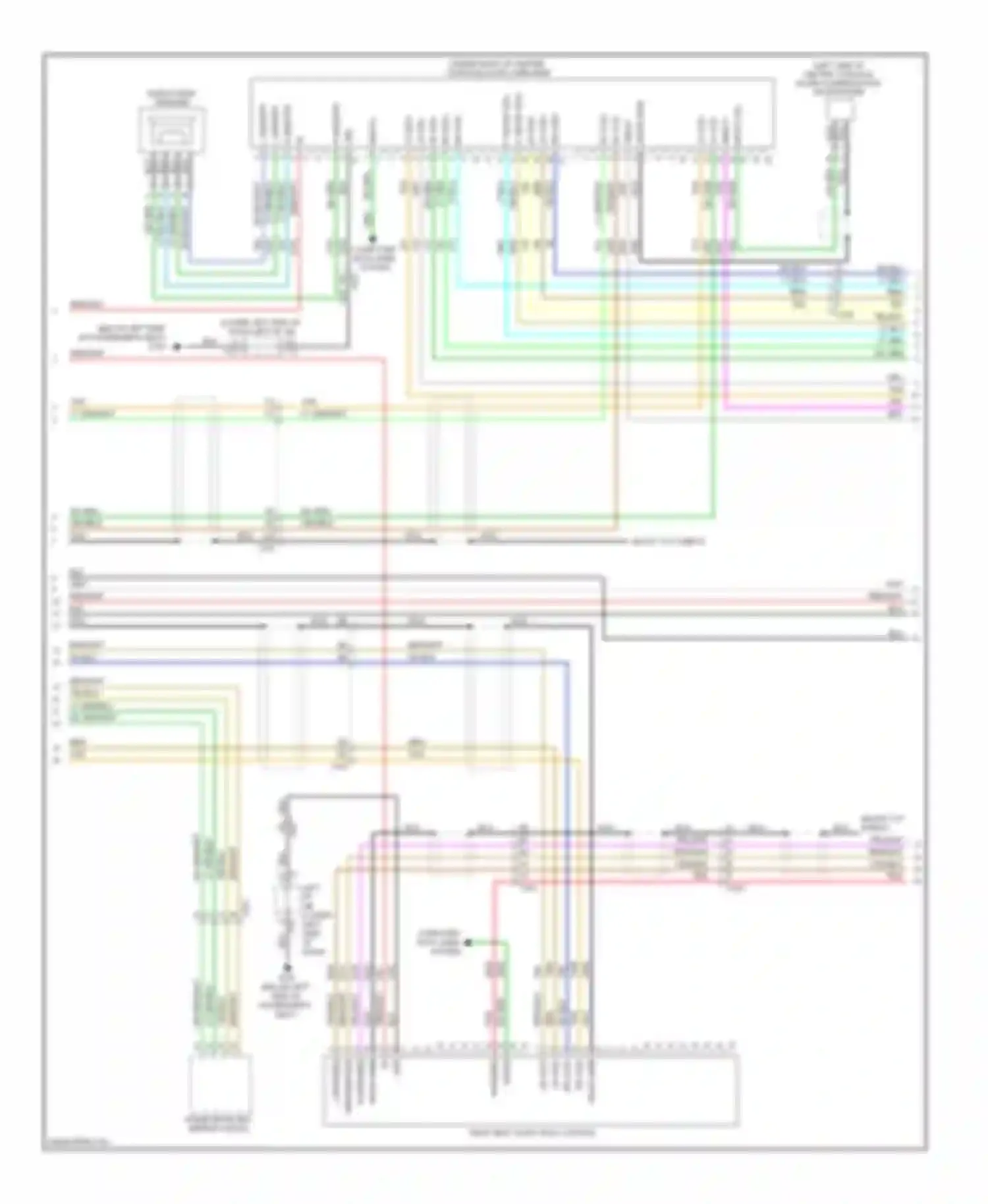 Sierra 1500 GMC  (2000-2012): Navigation circuit, with y91 & with uqa (2 of 3)