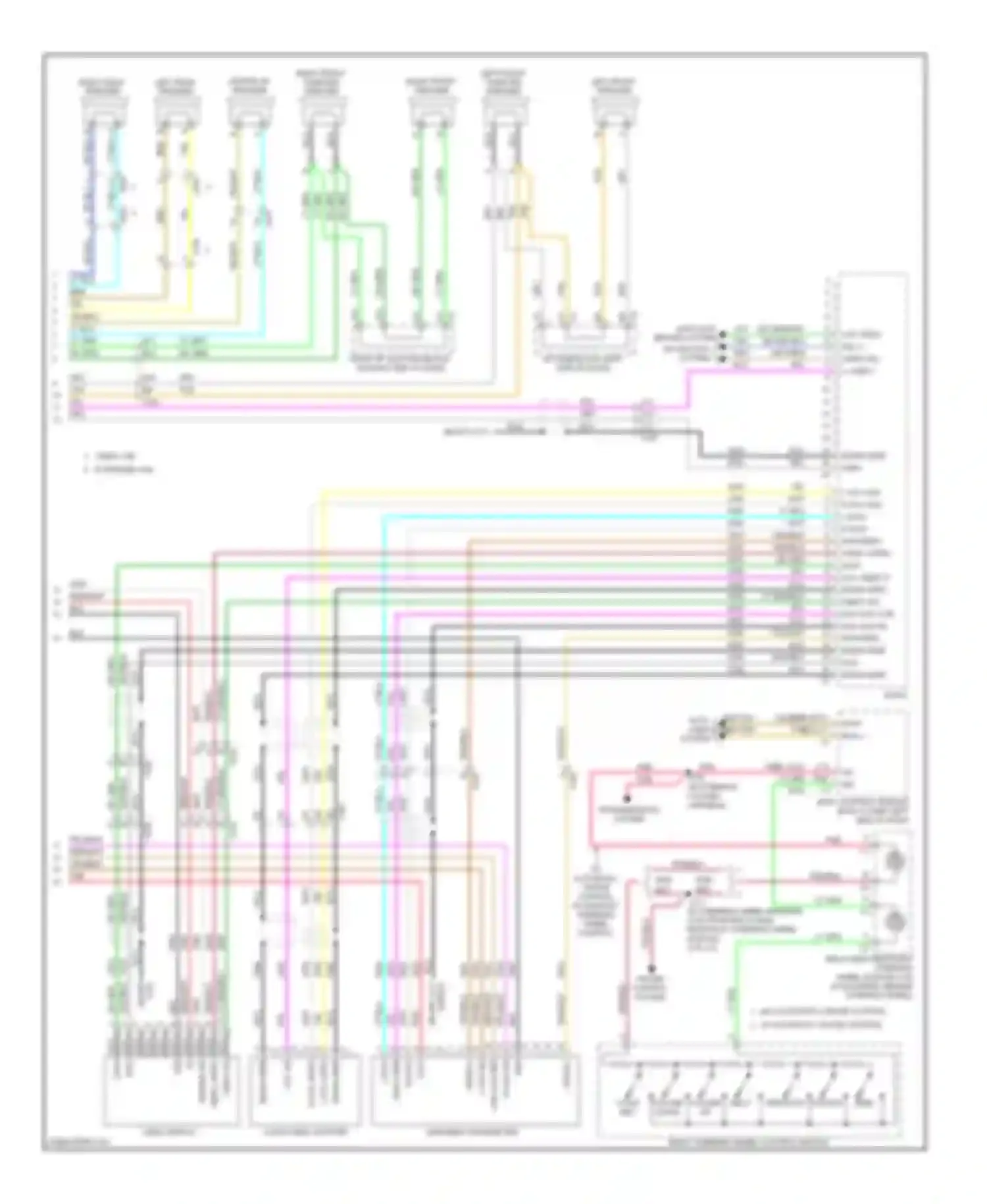 Sierra 1500 GMC  (2000-2012): Navigation circuit, with y91 & with uqa (3 of 3)