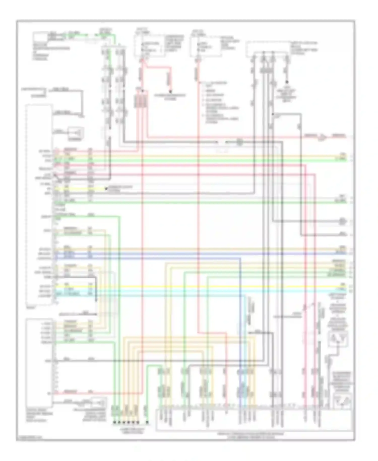 Sierra 1500 GMC  (2000-2012): Navigation circuit, with y91 & without uqa (1 of 3)