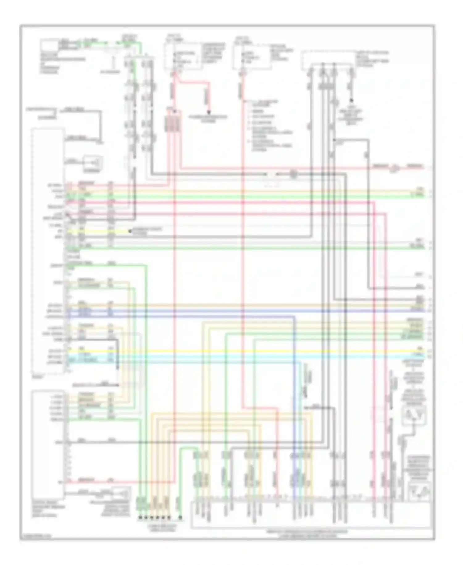 Sierra 1500 GMC  (2000-2012): Navigation circuit, with y91, without uys & uqa (1 of 3)