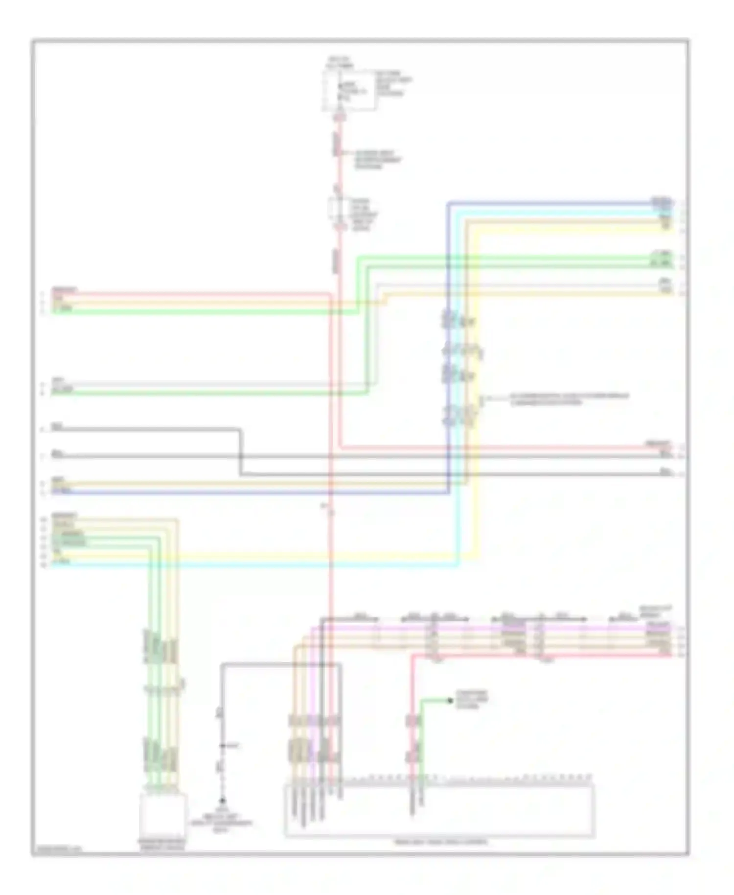 Sierra 1500 GMC  (2000-2012): Navigation circuit, without uys, y91 & uqa (2 of 3)