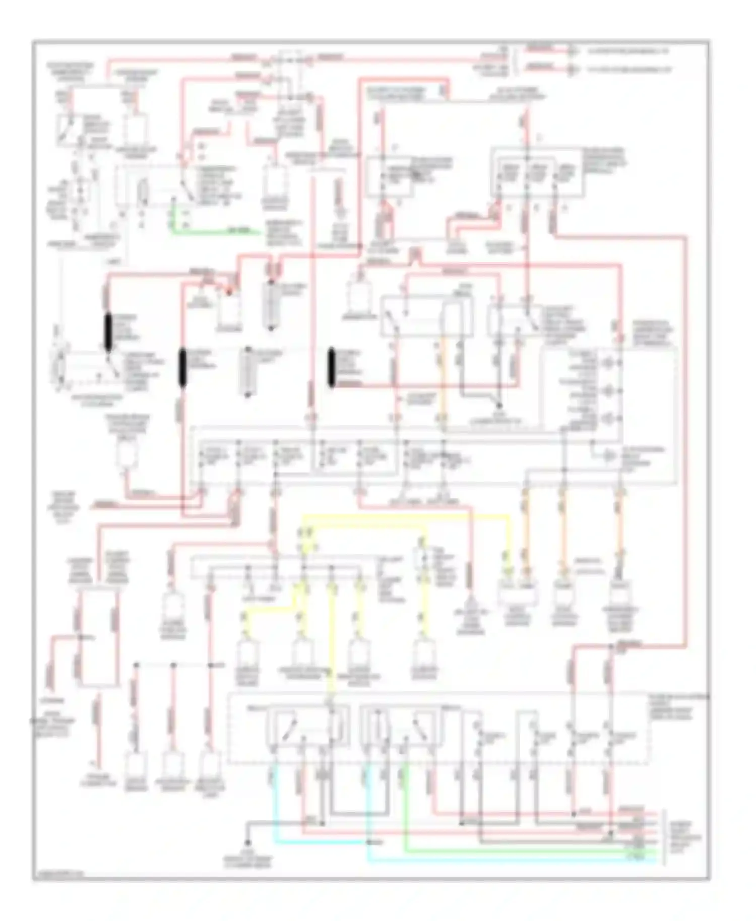 Sierra 1500 GMC  (2000-2012): 4.3l vin x, power distribution circuit (1 of 5)