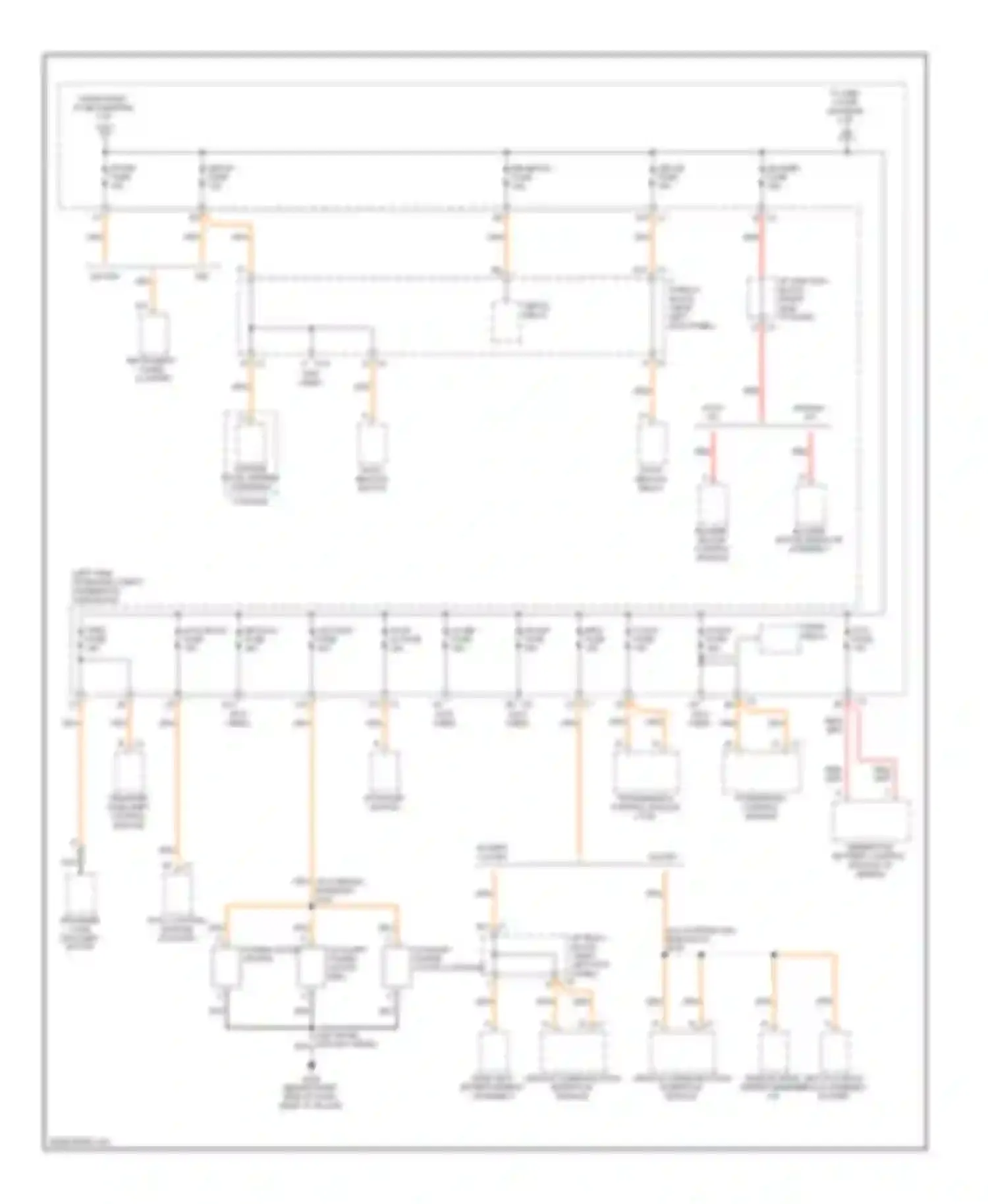 Sierra 1500 GMC  (2000-2012): 5.3l vin t, power distribution circuit, except hybrid (2 of 6)