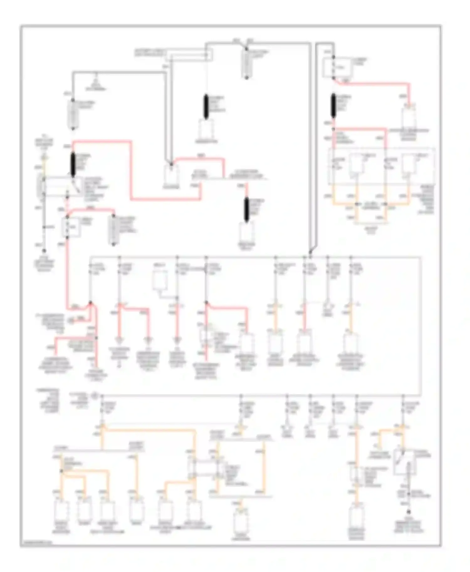 Sierra 1500 GMC  (2000-2012): 5.3l vin t, power distribution circuit, hybrid (1 of 7)