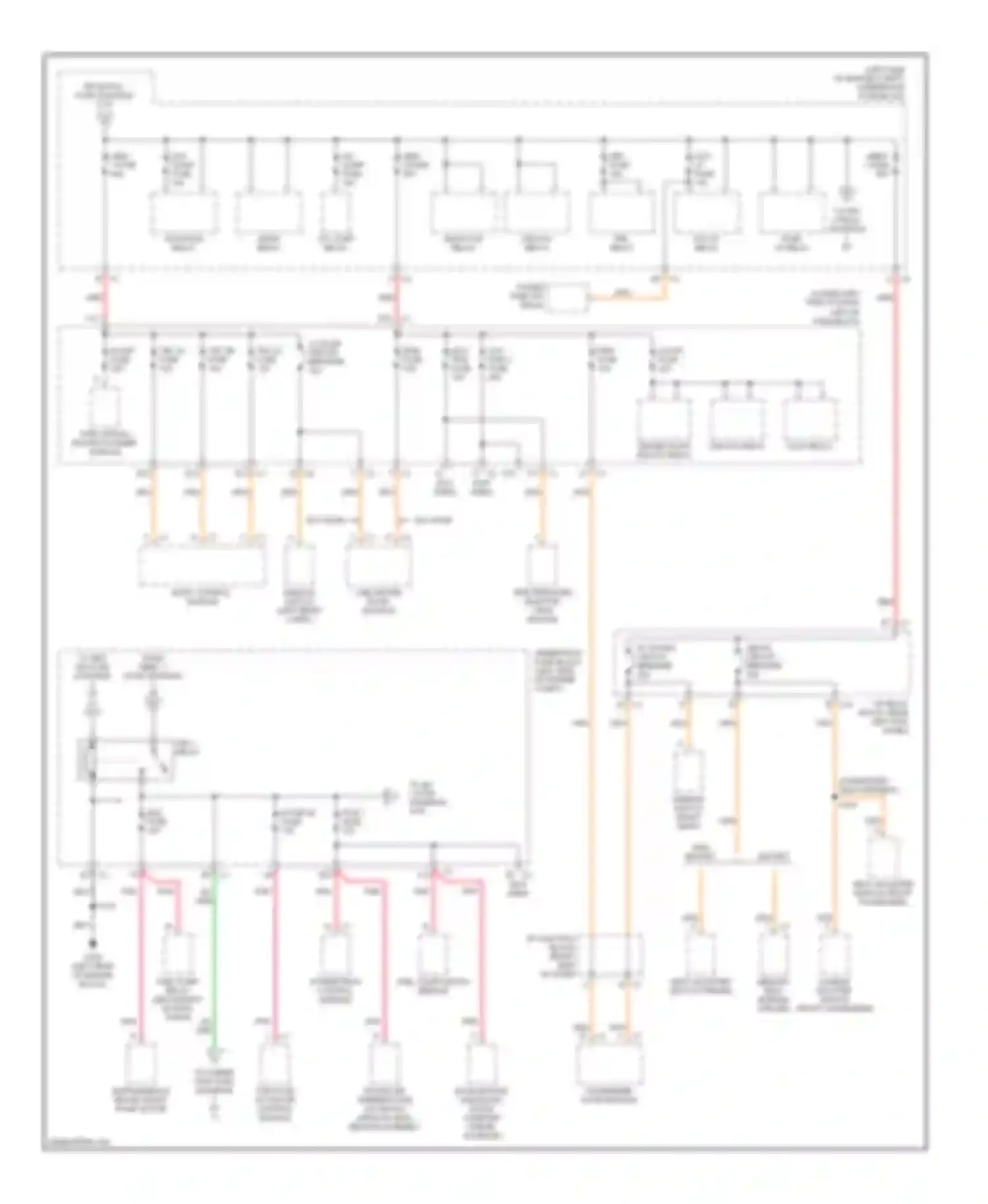 Sierra 1500 GMC  (2000-2012): 5.3l vin t, power distribution circuit, hybrid (3 of 7)