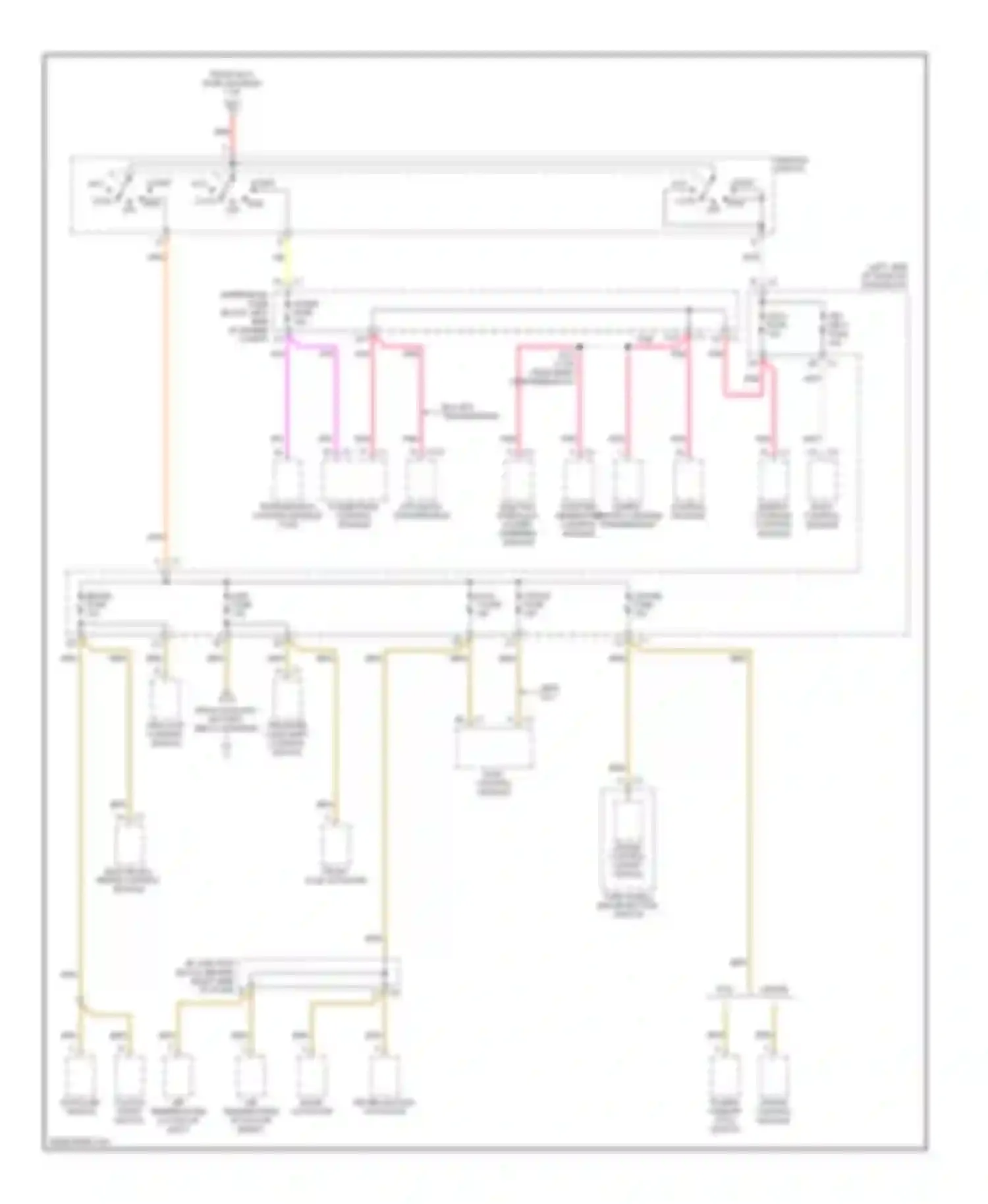 Sierra 1500 GMC  (2000-2012): 5.3l vin t, power distribution circuit, hybrid (5 of 7)