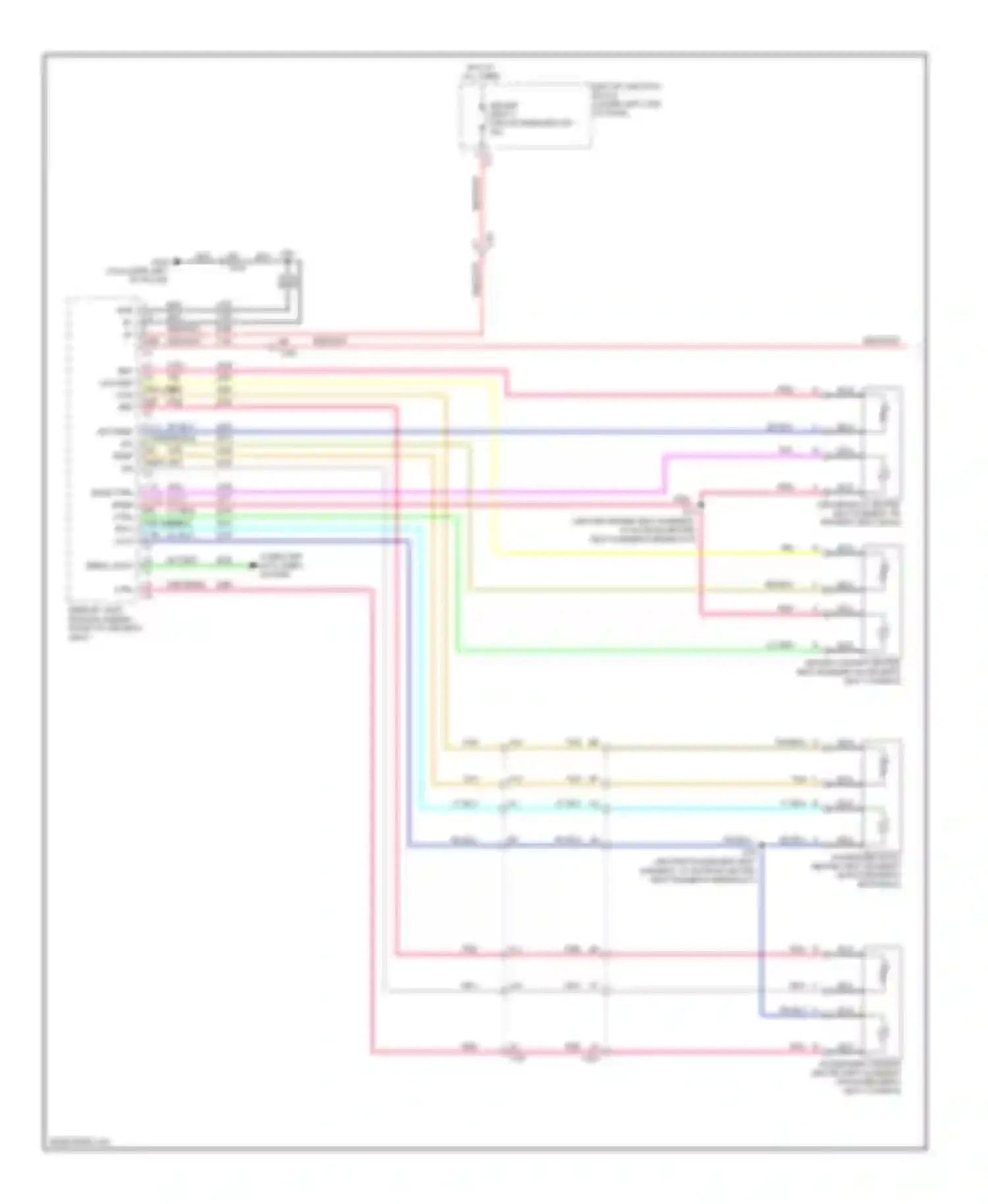Sierra 1500 GMC  (2000-2012): Heated seats circuit, with memory (1 of 2)