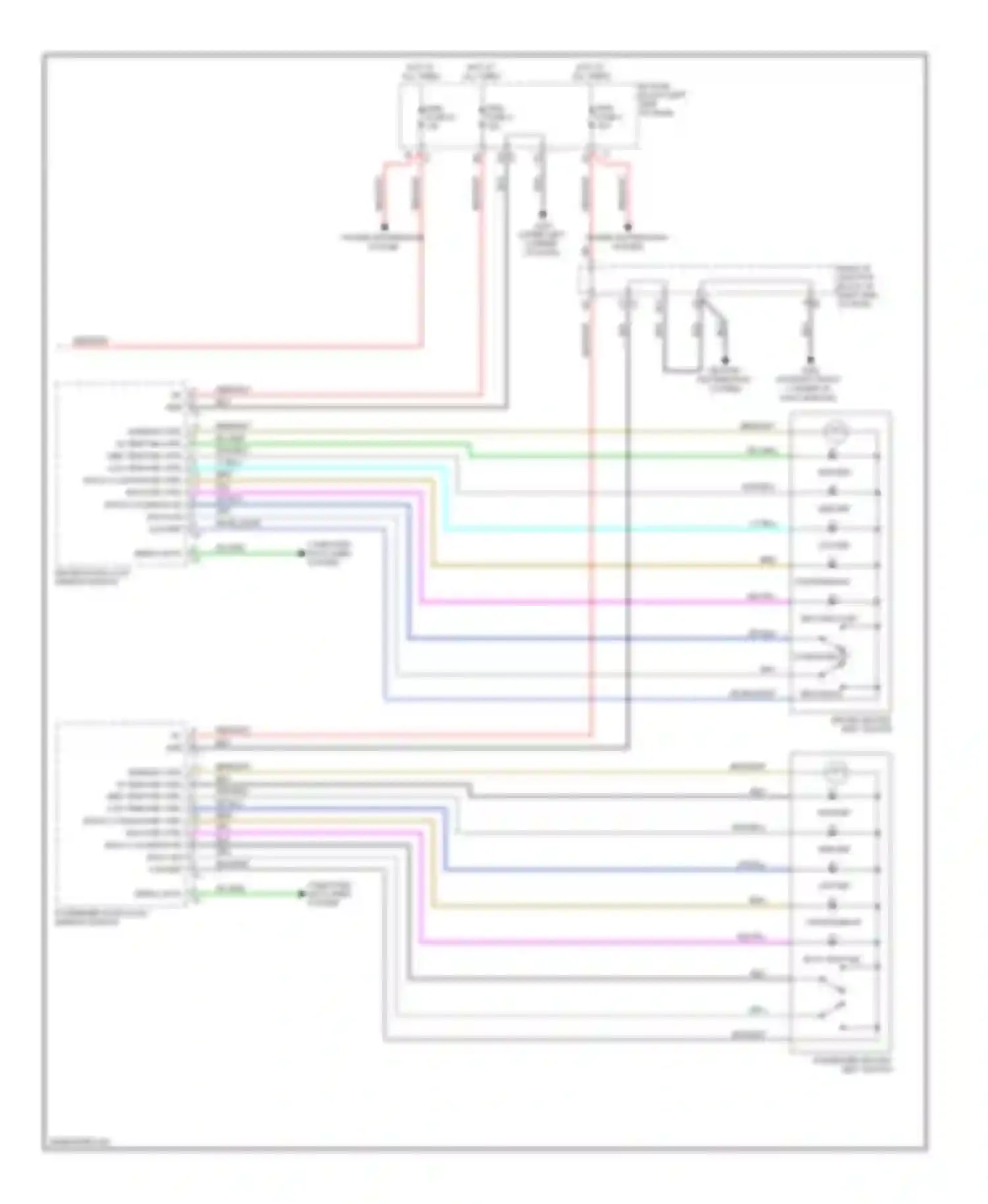 Sierra 1500 GMC  (2000-2012): Heated seats circuit, with memory (2 of 2)