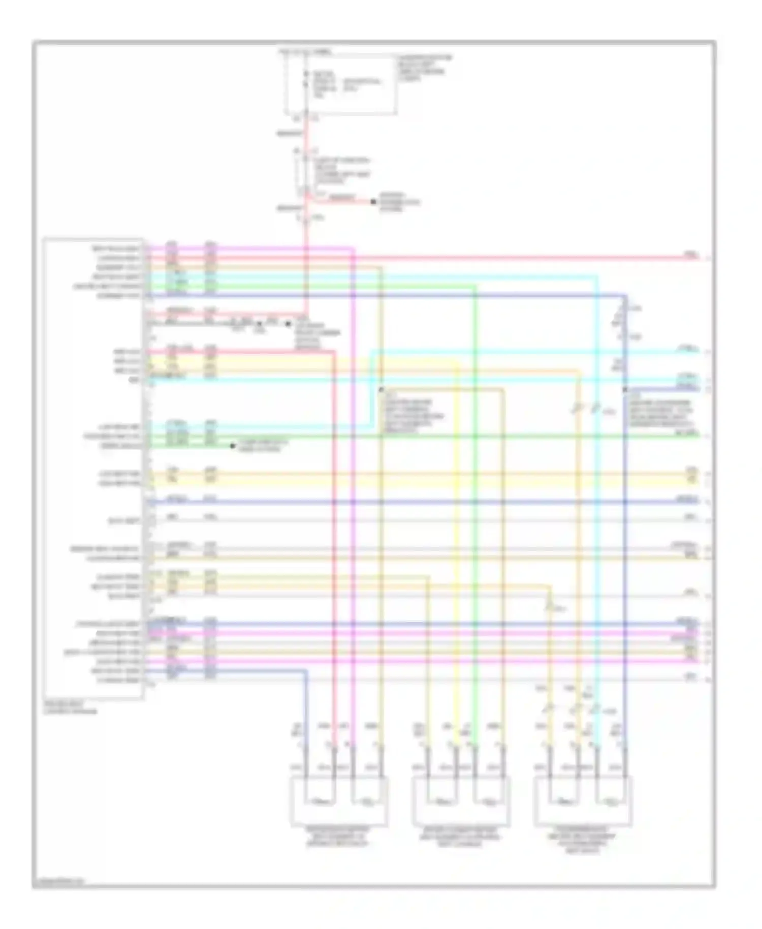 Sierra 1500 GMC  (2000-2012): Heated seats circuit, without memory (1 of 2)