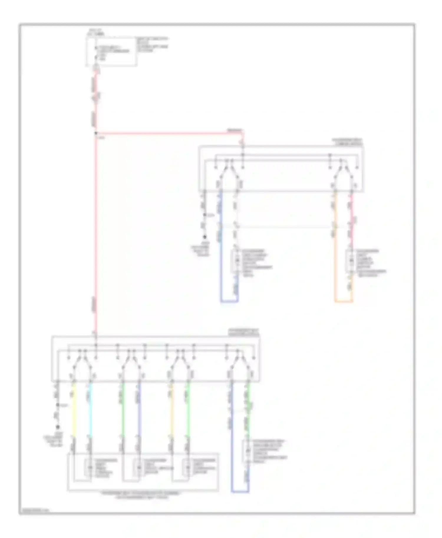 Sierra 1500 GMC  (2000-2012): Passenger power seat circuit, 8-way power seat