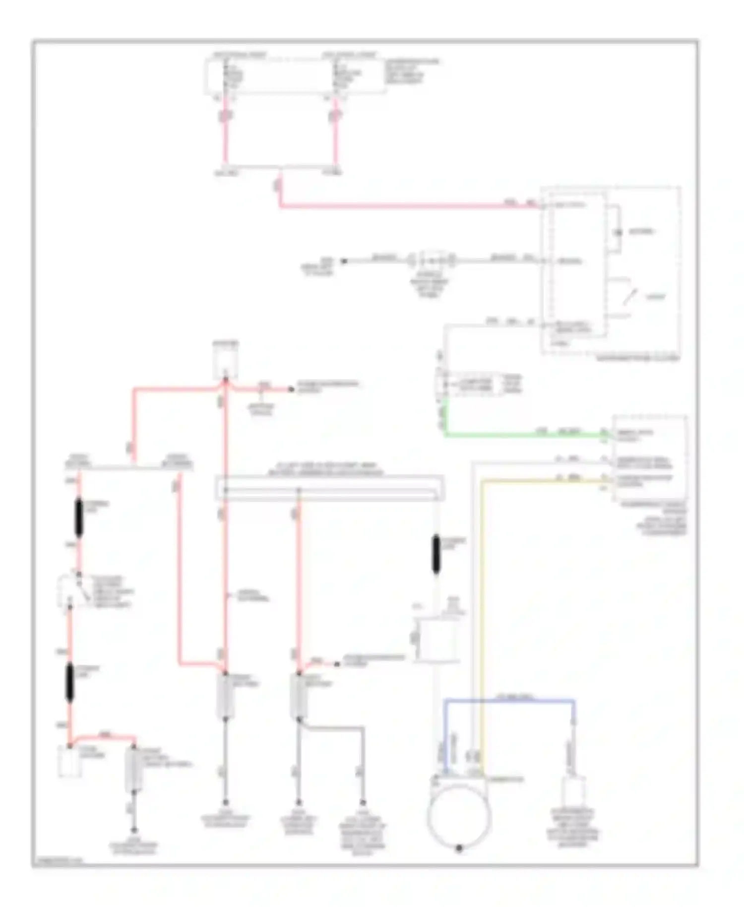Sierra 1500 GMC  (2000-2012): 5.3l vin t, charging circuit