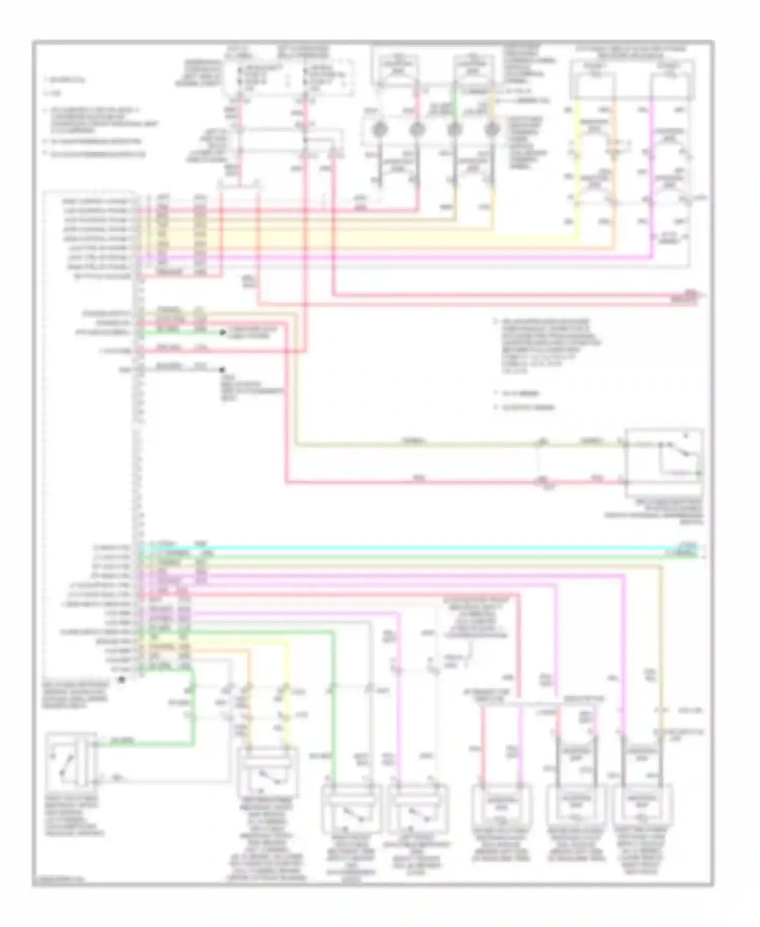 Sierra 1500 GMC  (2000-2012): Supplemental restraints circuit (1 of 2)