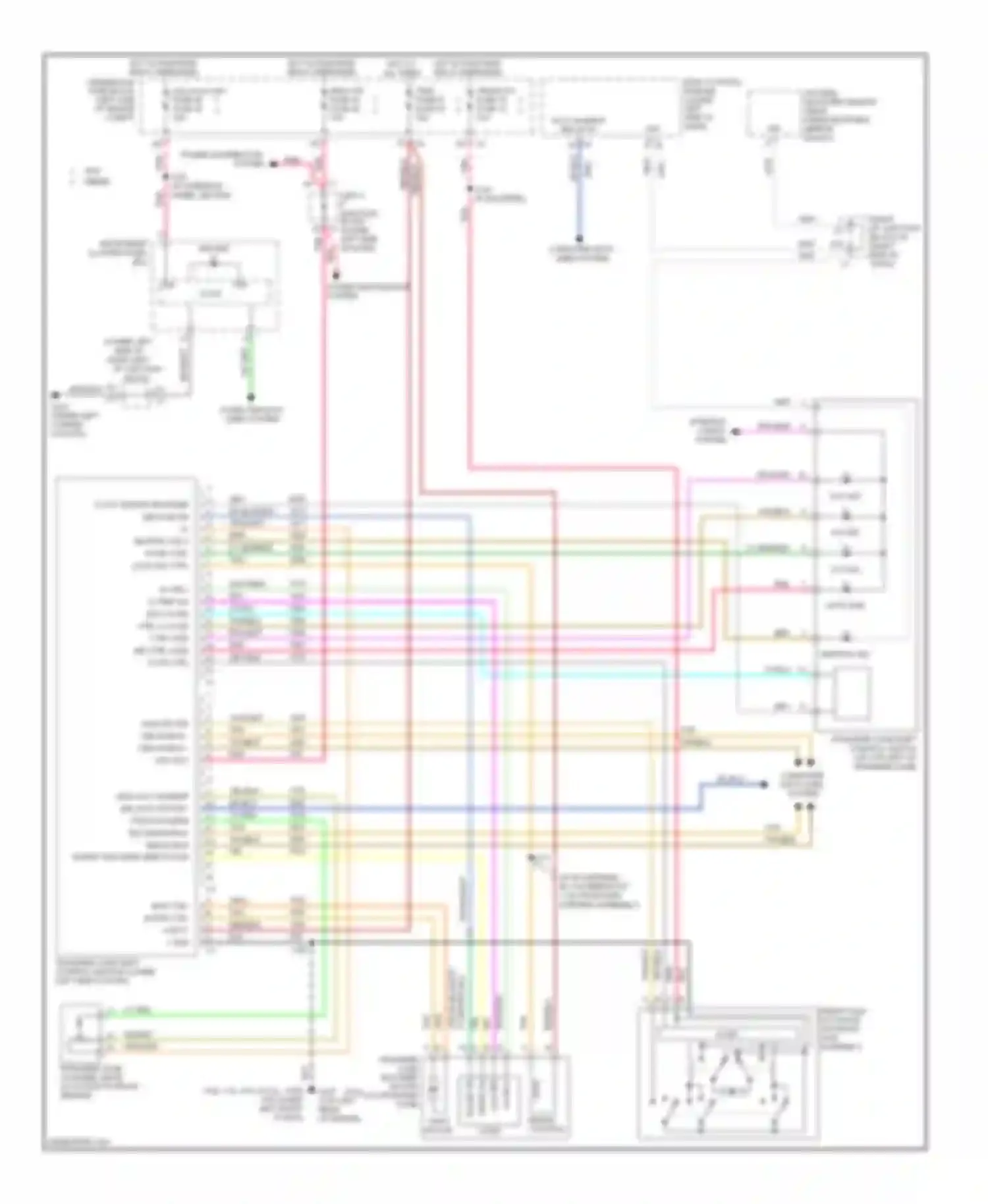 Sierra 1500 GMC  (2000-2012): Transfer case circuit, 2-speed automatic