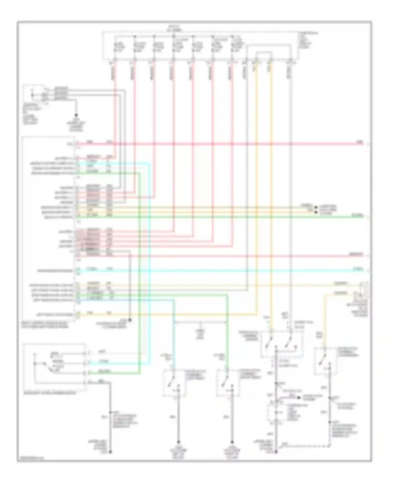 Sierra 1500 GMC  (2000-2012): Chime circuit, without an3/dl3 option (1 of 2)