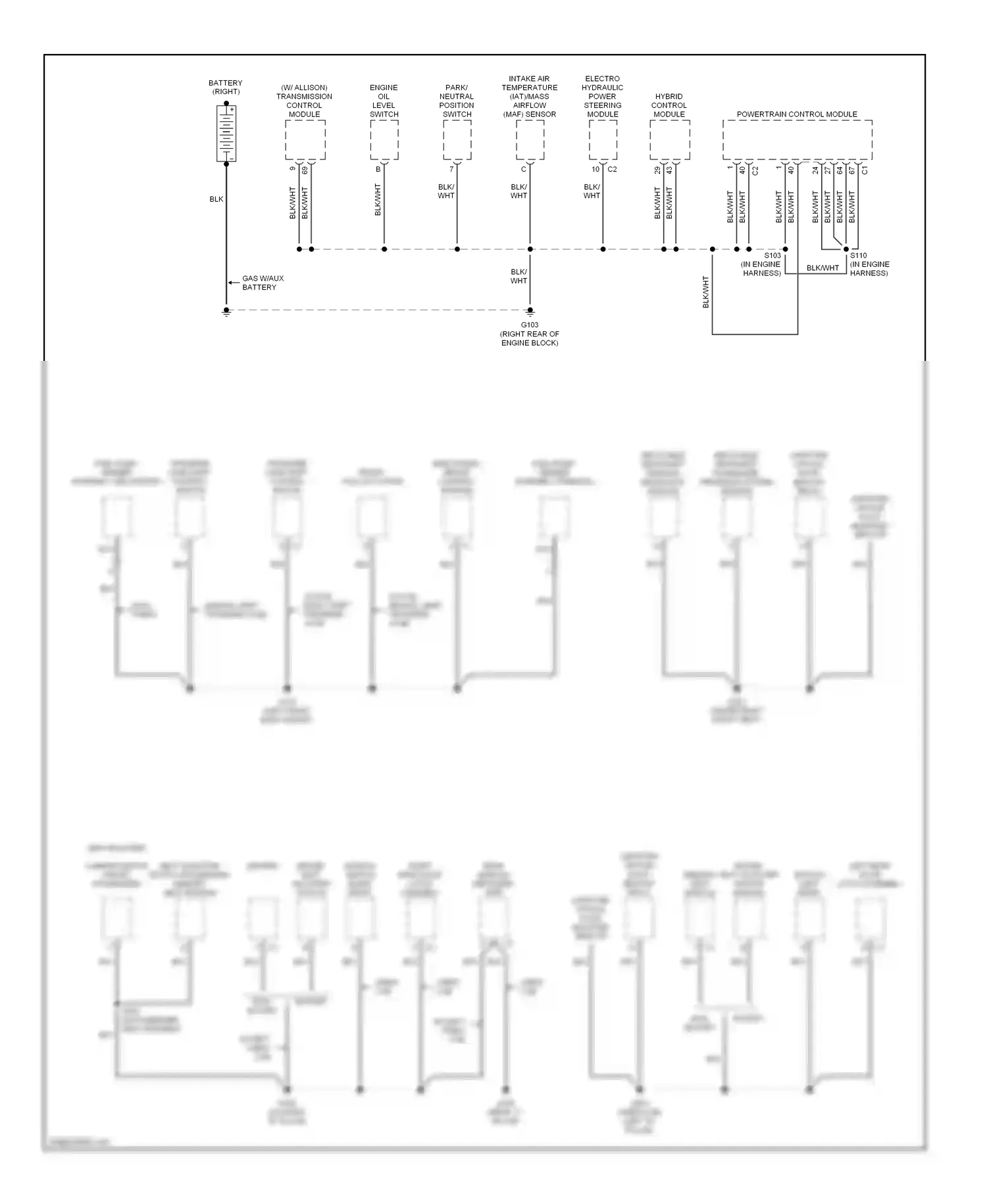 GMC Sierra 1500  (2000-2012) active, elect shift transfer case wiring diagram  (3 of 3)