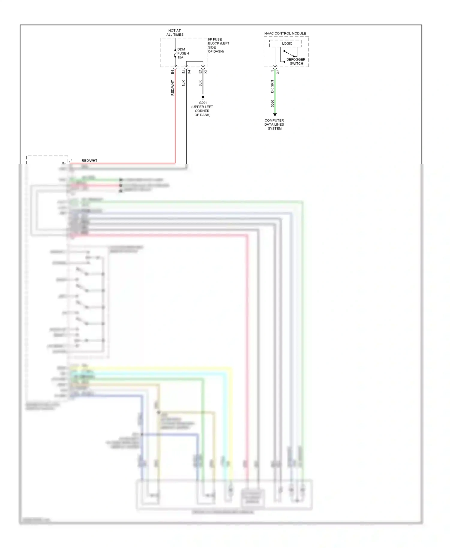 GMC Sierra 1500  (2000-2012) computer data lines system electrochromic wiring diagram  (1 of 4)