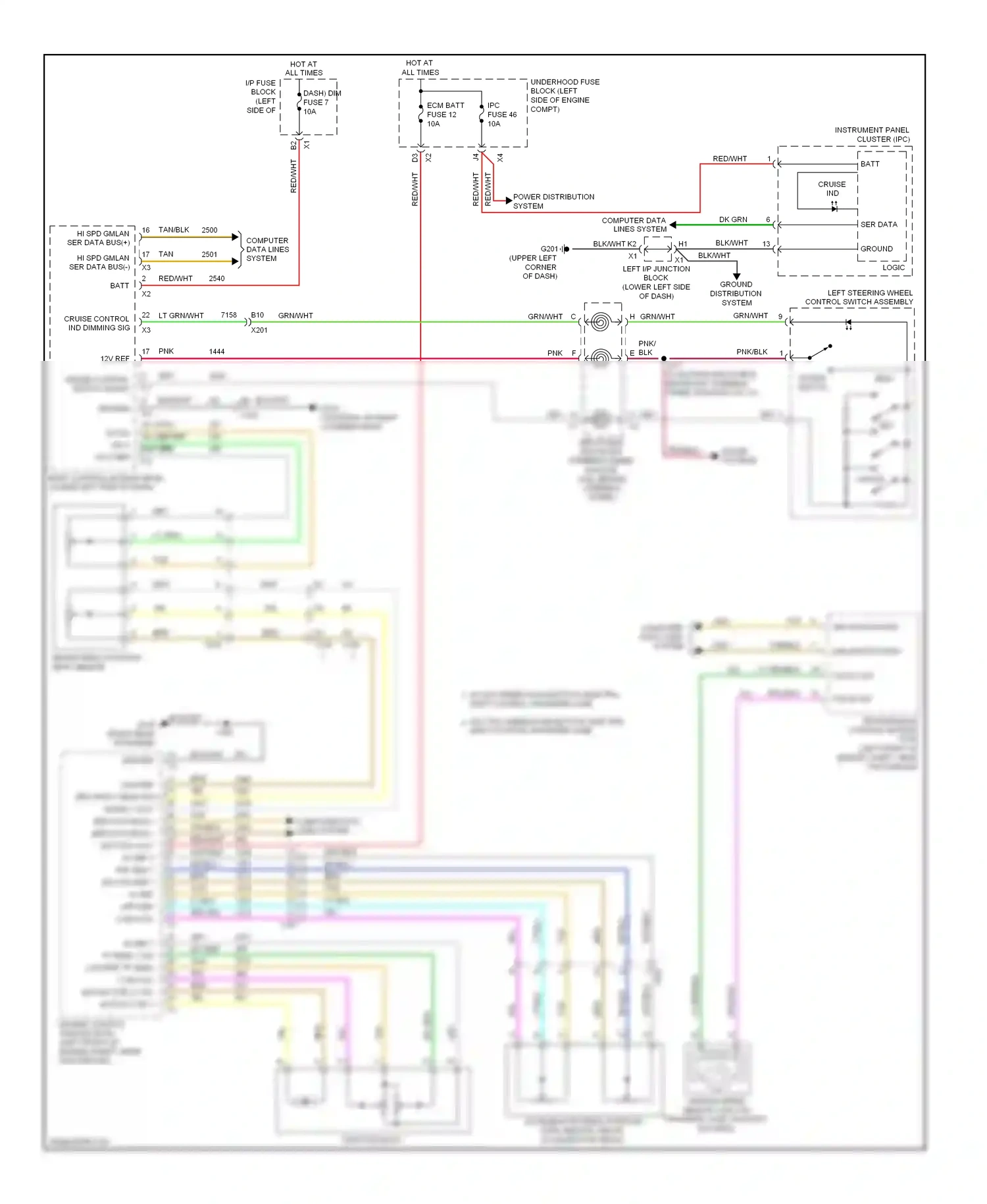 GMC Sierra 1500  (2000-2012) computer data lines system wiring diagram  (11 of 348)