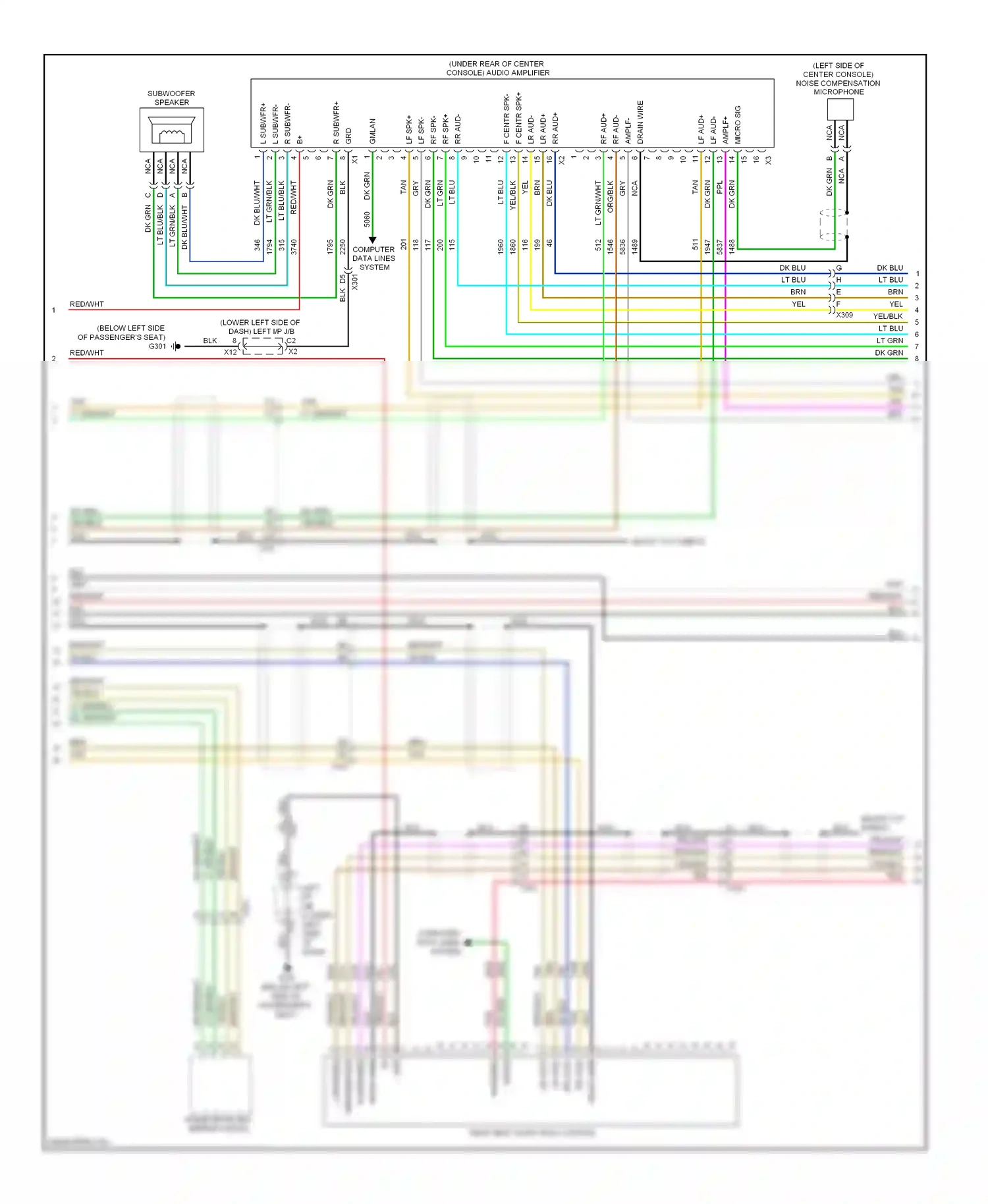 GMC Sierra 1500  (2000-2012) computer data lines system wiring diagram  (329 of 348)