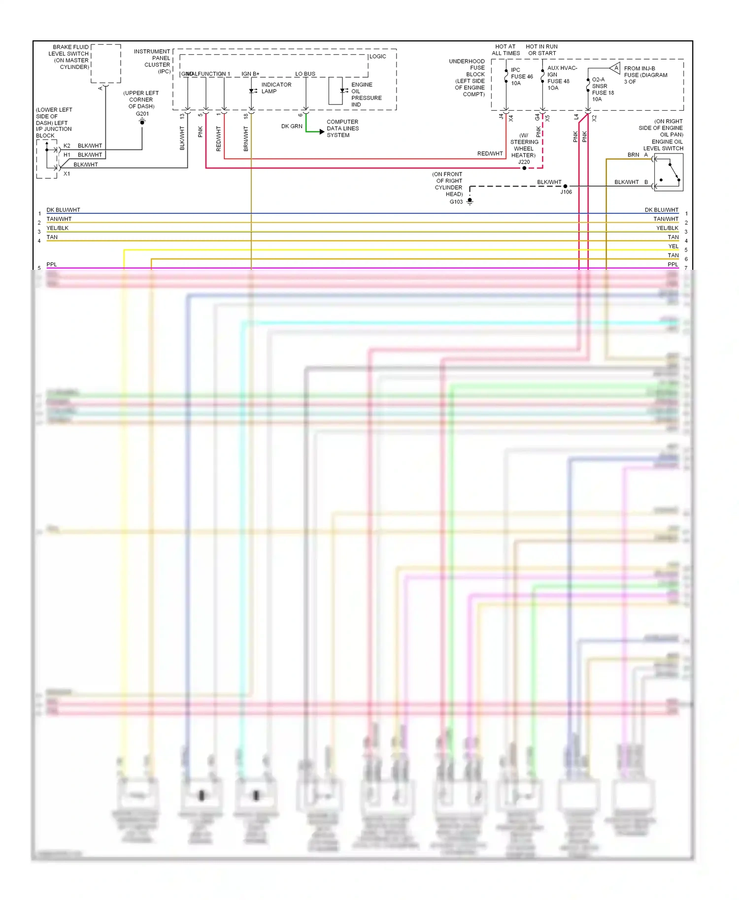 GMC Sierra 1500  (2000-2012) computer data lines system wiring diagram  (81 of 348)