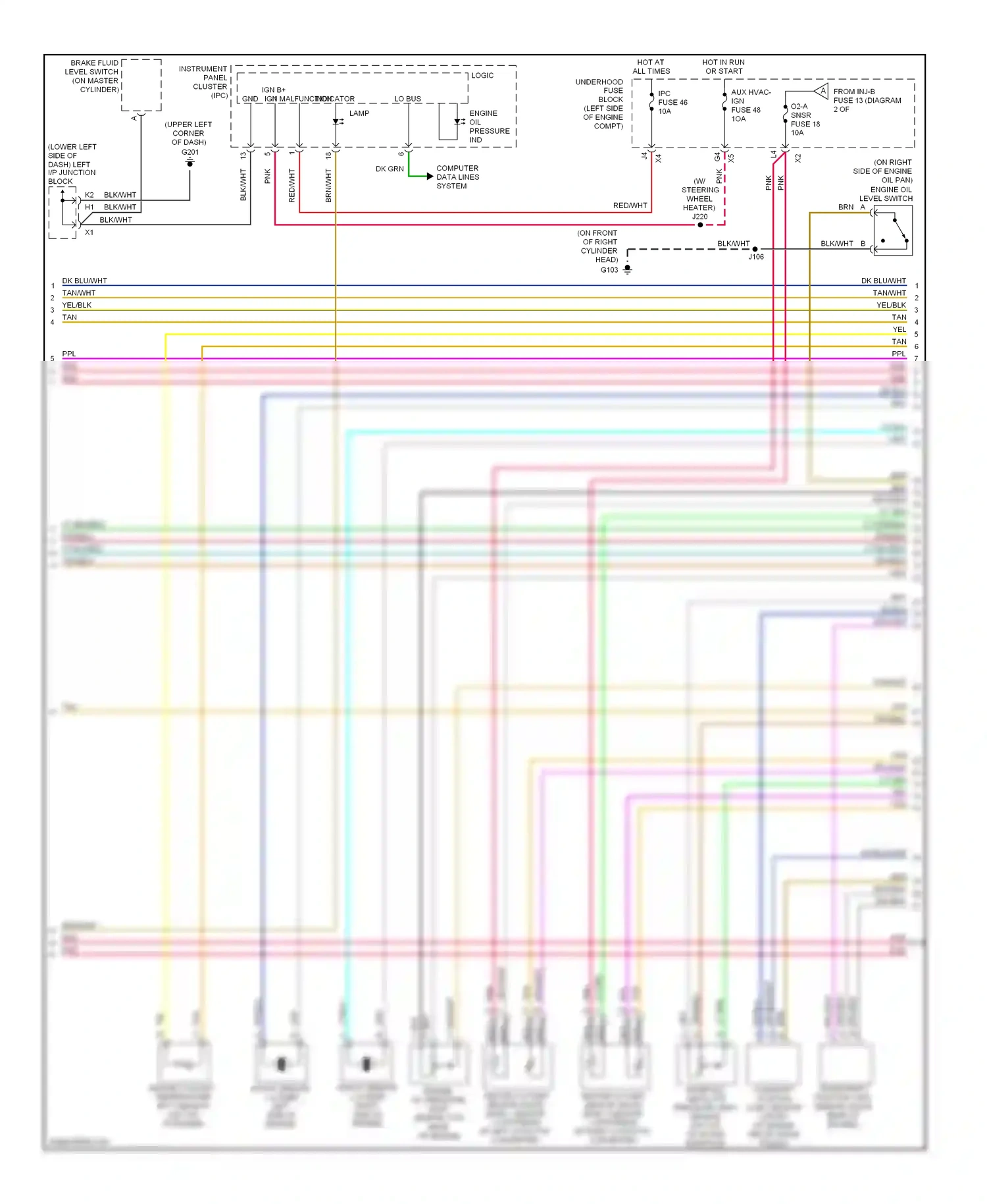 GMC Sierra 1500  (2000-2012) computer data lines system wiring diagram  (83 of 348)