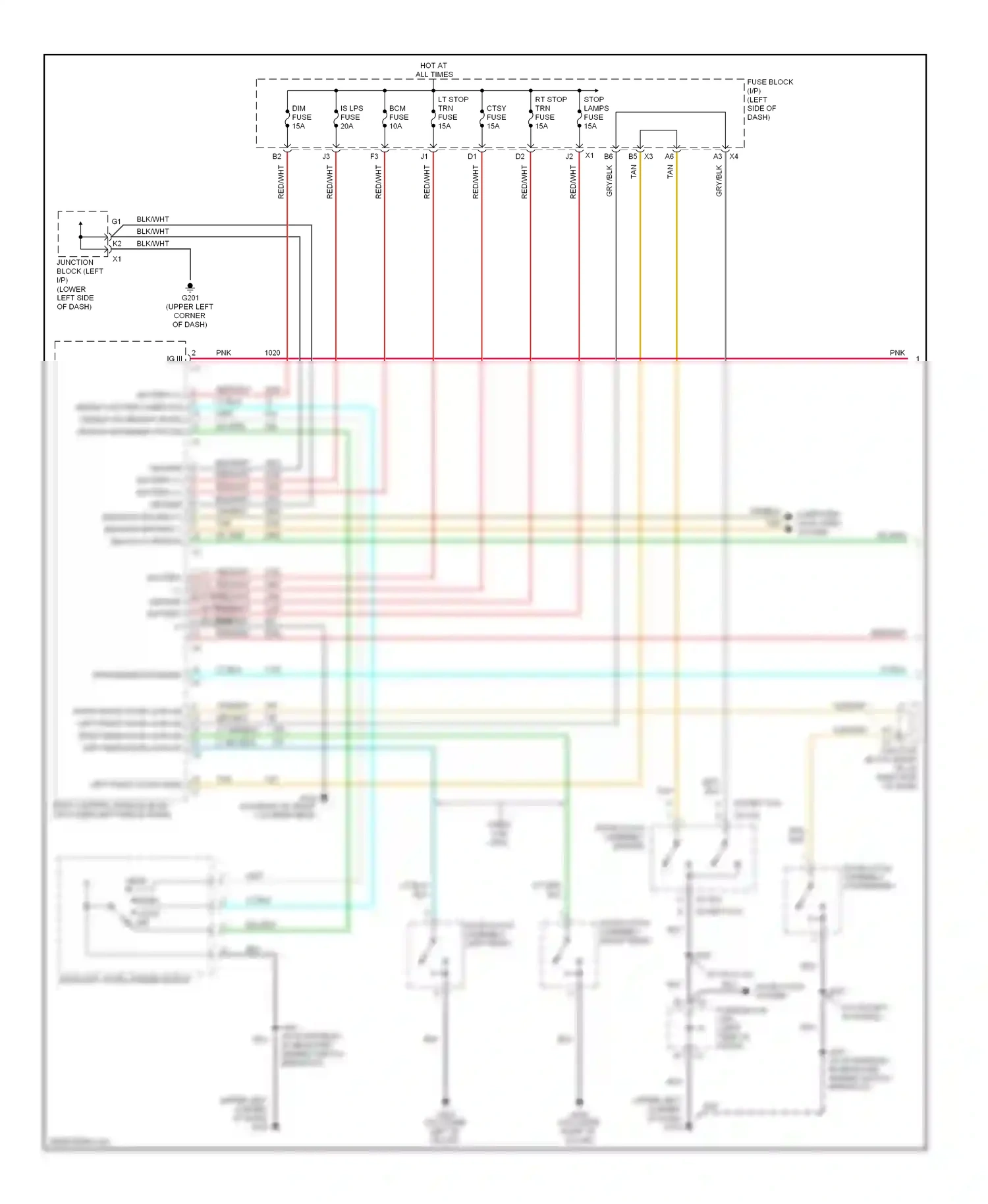GMC Sierra 1500  (2000-2012) computer data lines system wiring diagram  (190 of 348)