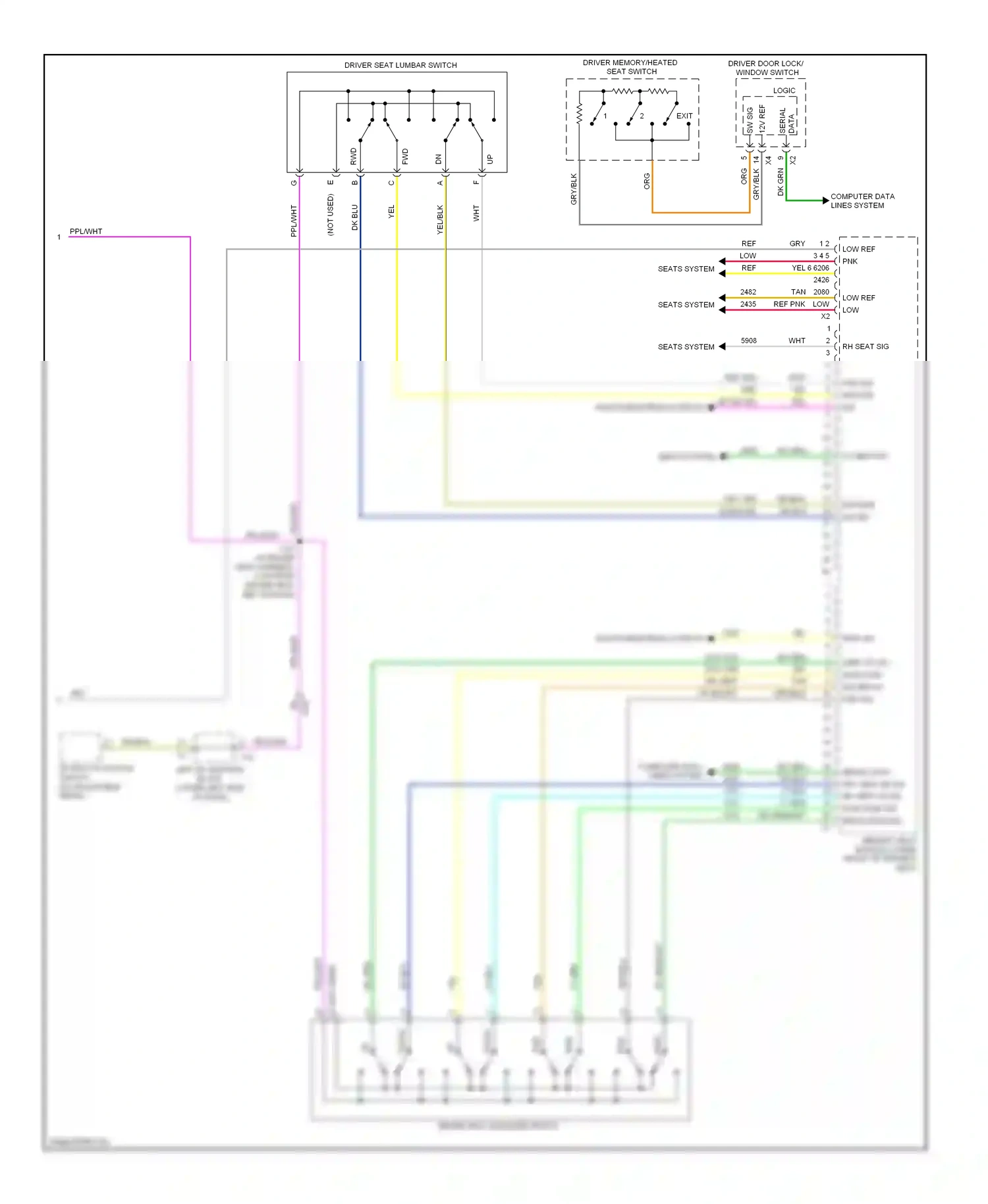GMC Sierra 1500  (2000-2012) computer data lines system wiring diagram  (92 of 348)