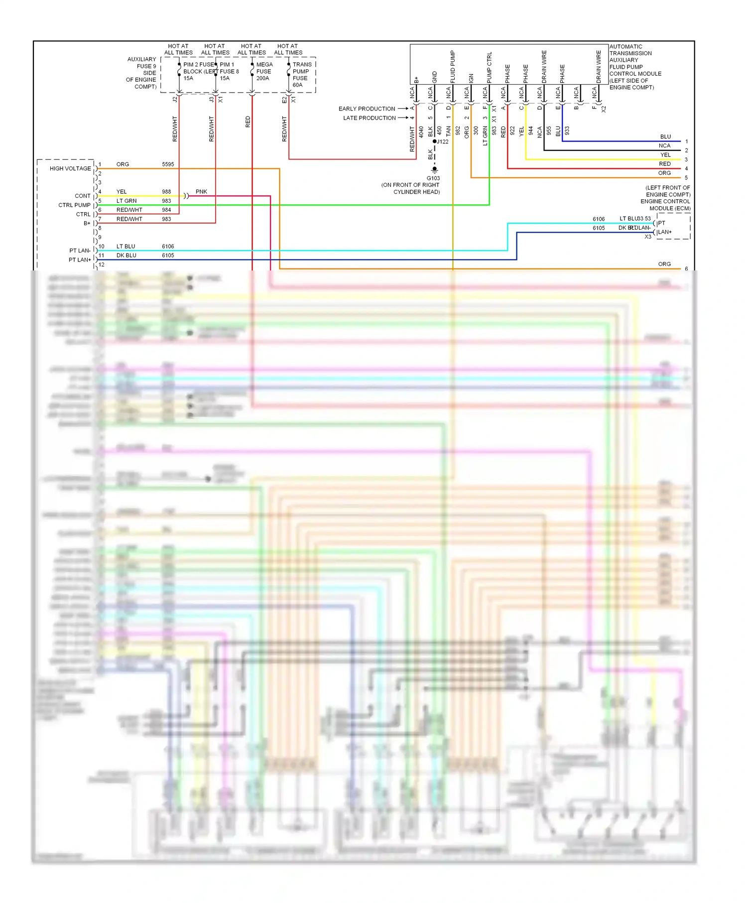 GMC Sierra 1500  (2000-2012) cont ctrl pump ctrl b+ b+ wiring diagram  (1 of 2)