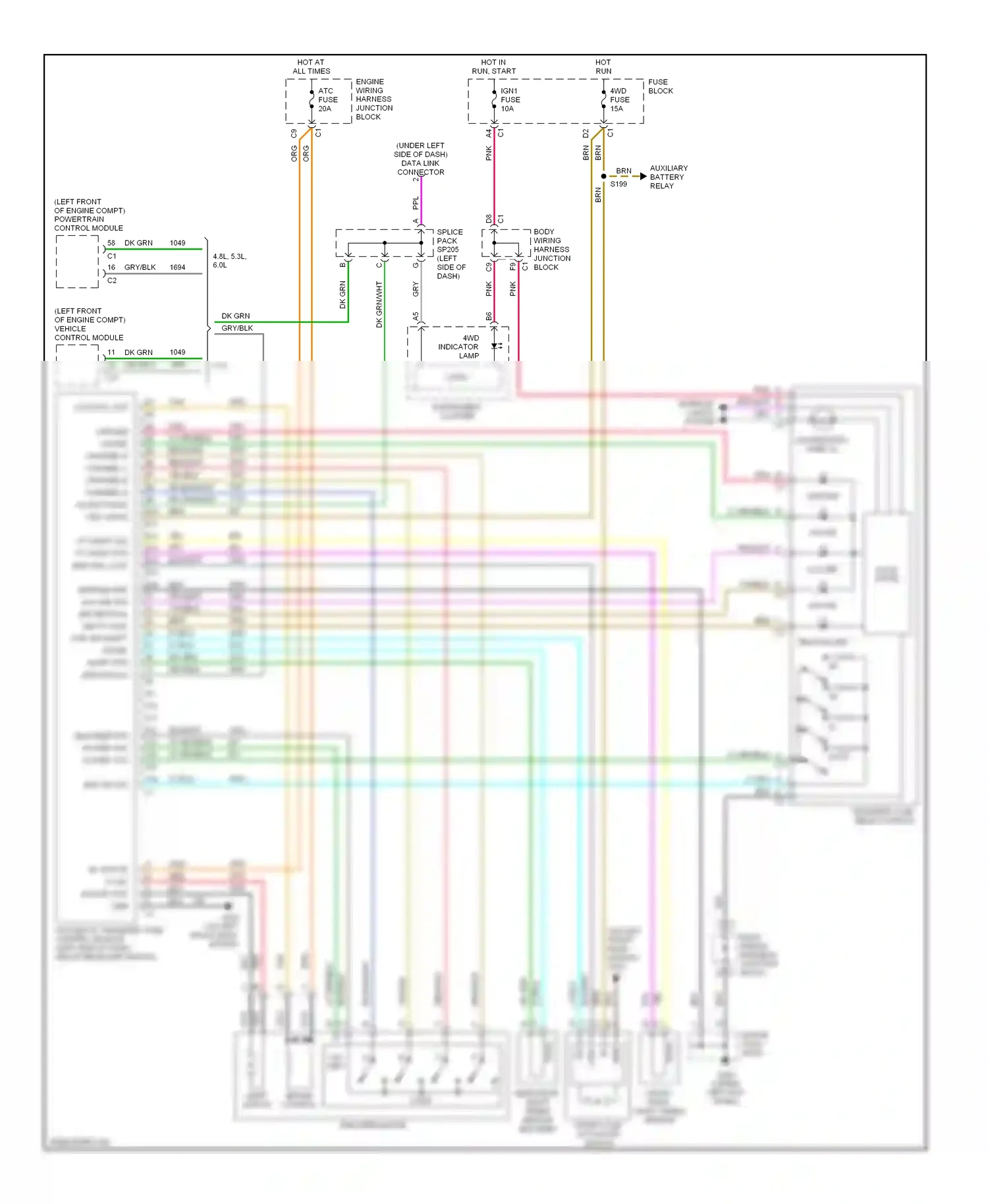 GMC Sierra 1500  (2000-2012) encoder rtn wiring diagram  (1 of 7)