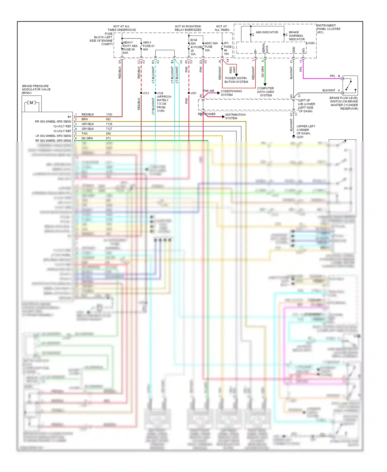 GMC Sierra 1500  (2000-2012) i/p multi-function switch wiring diagram  (4 of 7)