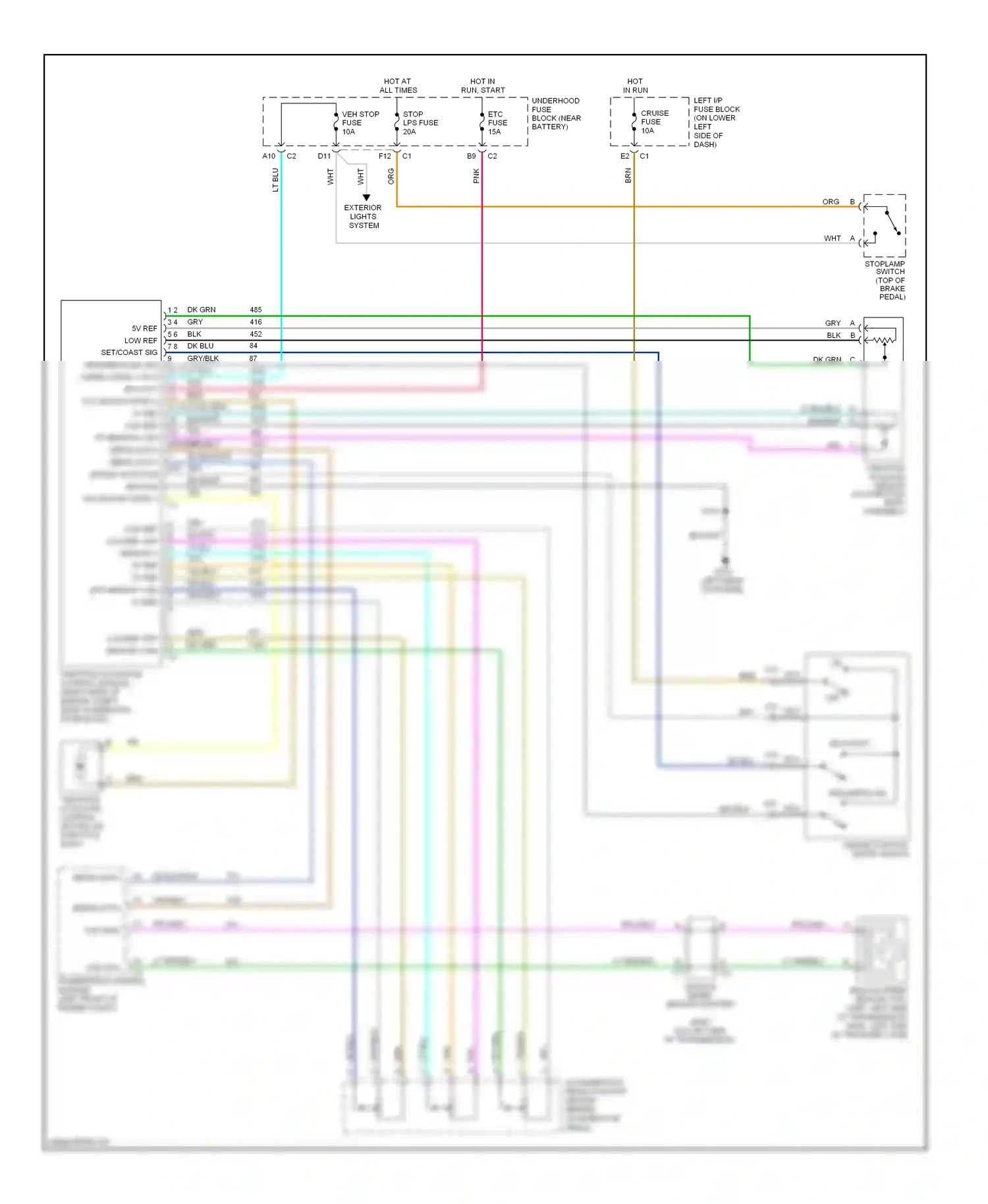 GMC Sierra 1500  (2000-2012) low ref low ref app sensor 2 sig ppl wiring diagram  (1 of 4)