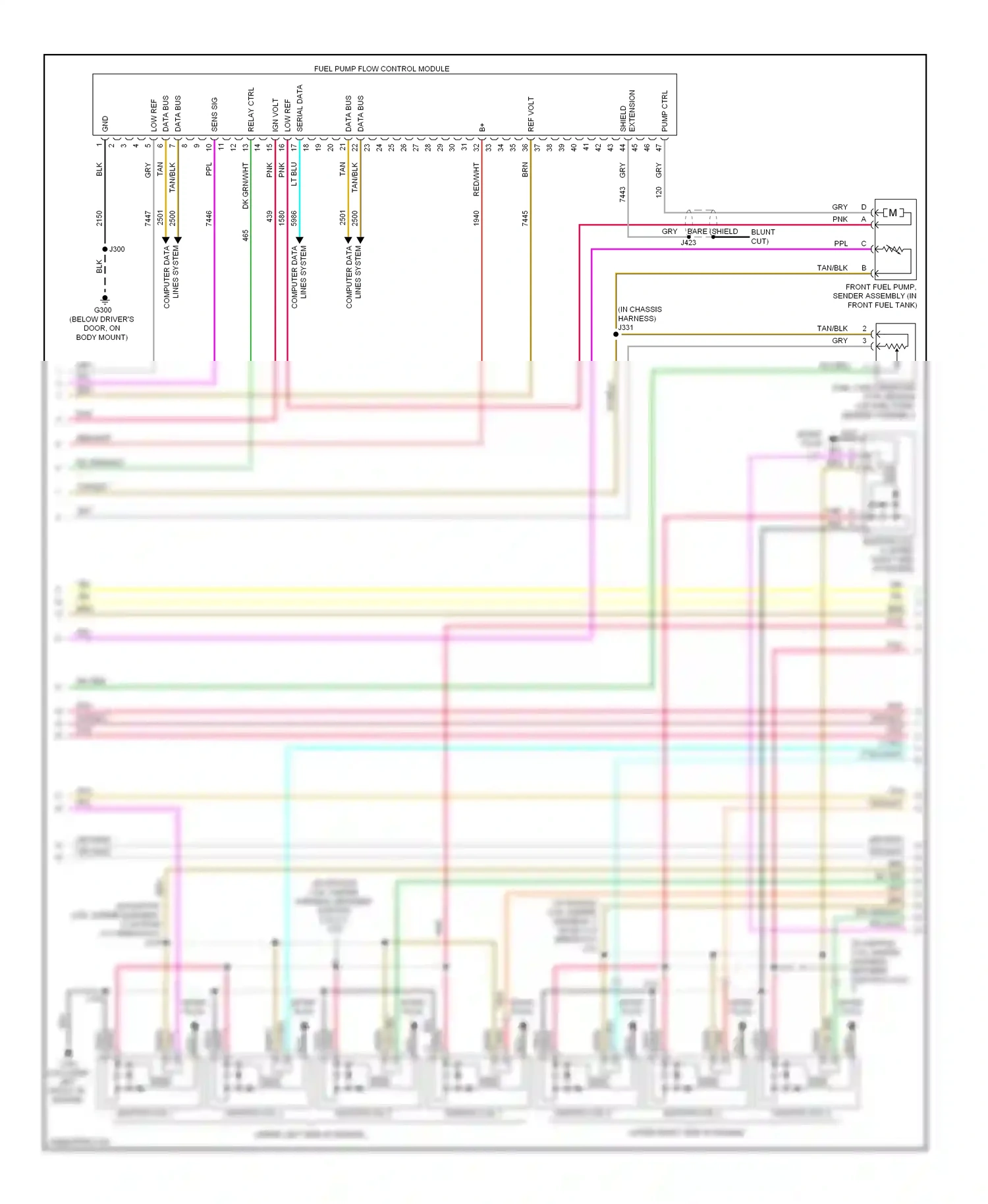 GMC Sierra 1500  (2000-2012) pump ctrl wiring diagram  (1 of 4)