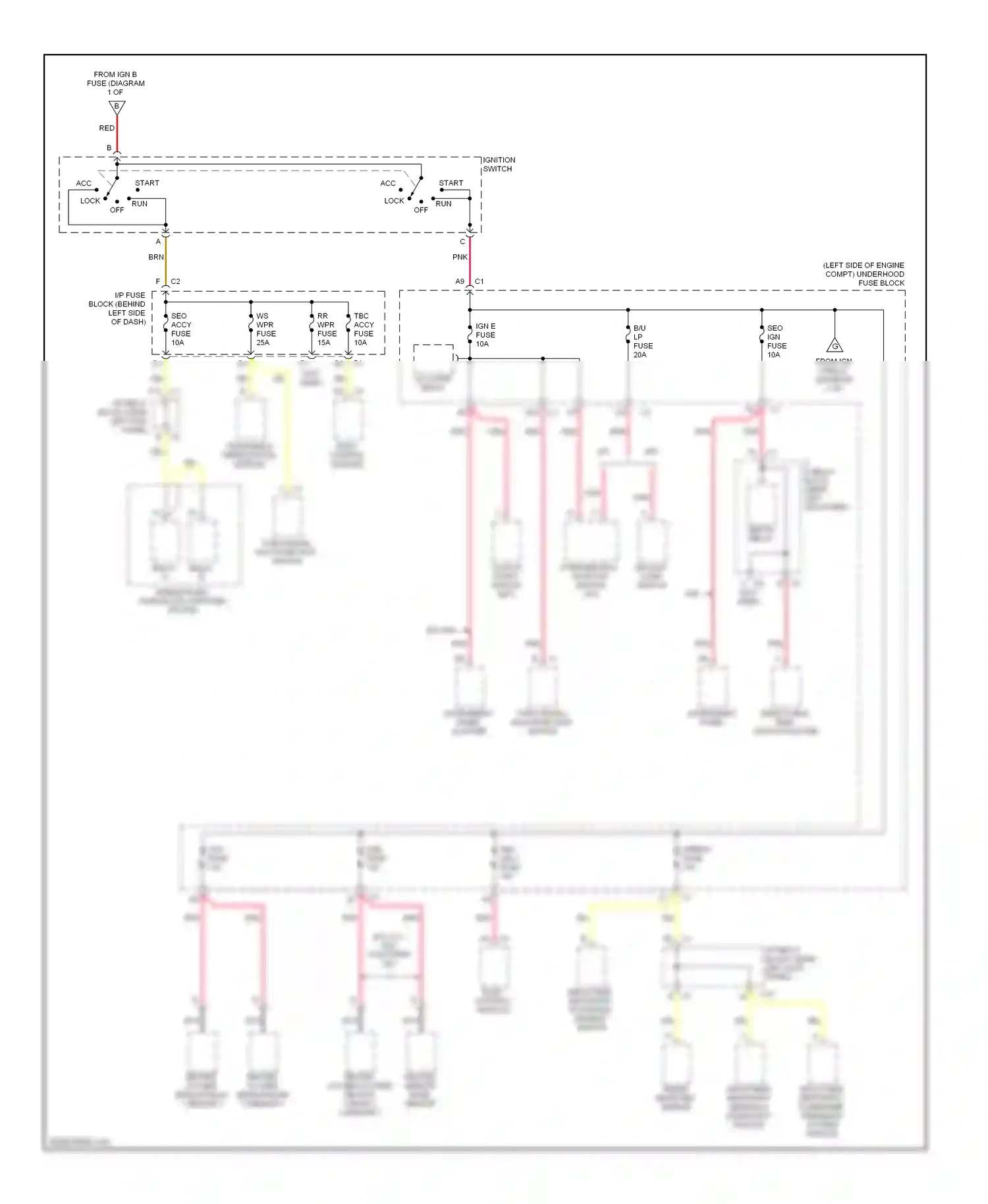 GMC Sierra 1500  (2000-2012) selectable panel ride switch cluster wiring diagram  (1 of 9)