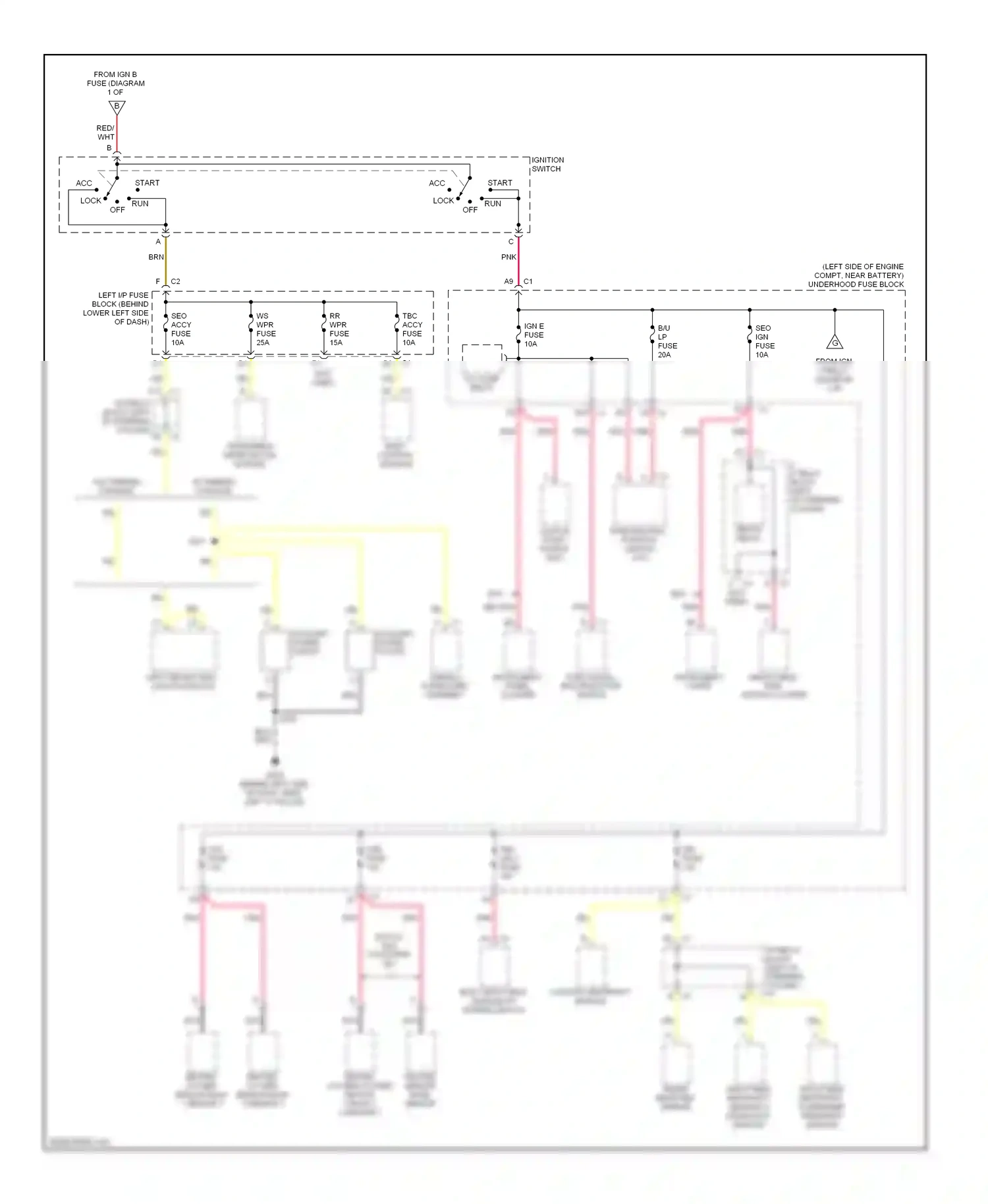 GMC Sierra 1500  (2000-2012) selectable ride panel switch cluster wiring diagram  (1 of 1)