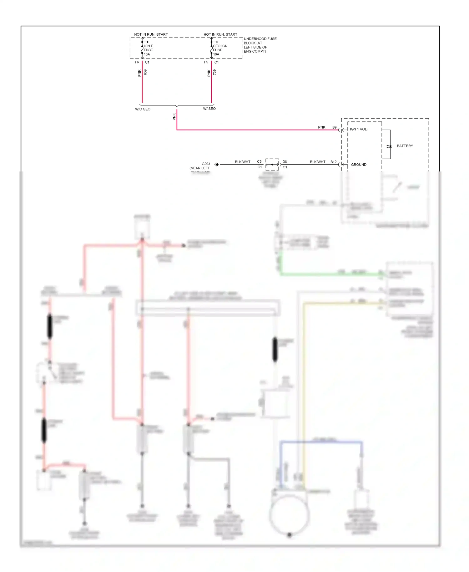 GMC Sierra 1500  (2000-2012) serial data class 2 wiring diagram  (1 of 5)