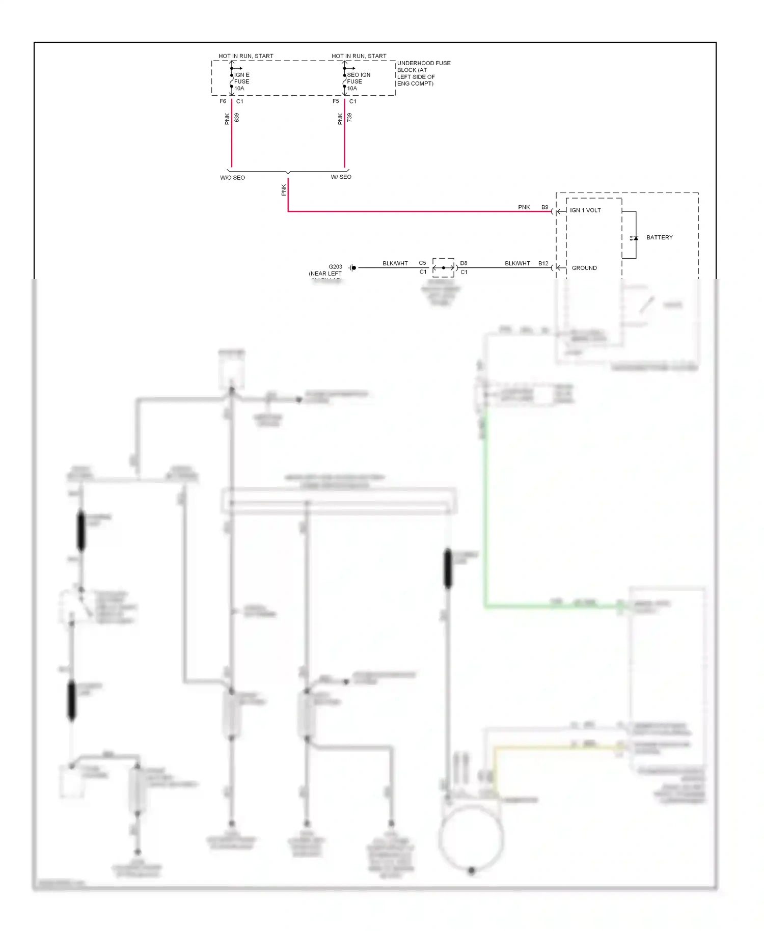 GMC Sierra 1500  (2000-2012) serial data class 2 wiring diagram  (5 of 5)